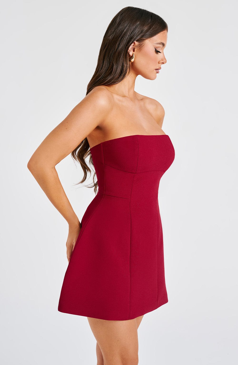 minilena Asha Mini Dress Wine