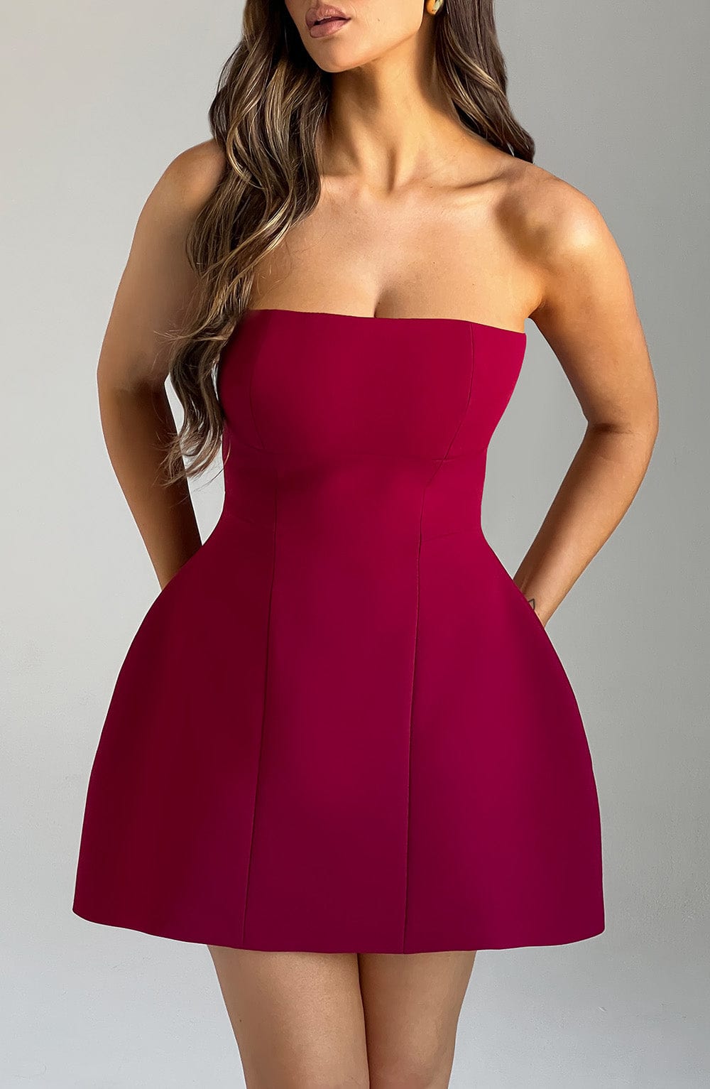 minilena Asha Mini Dress Wine