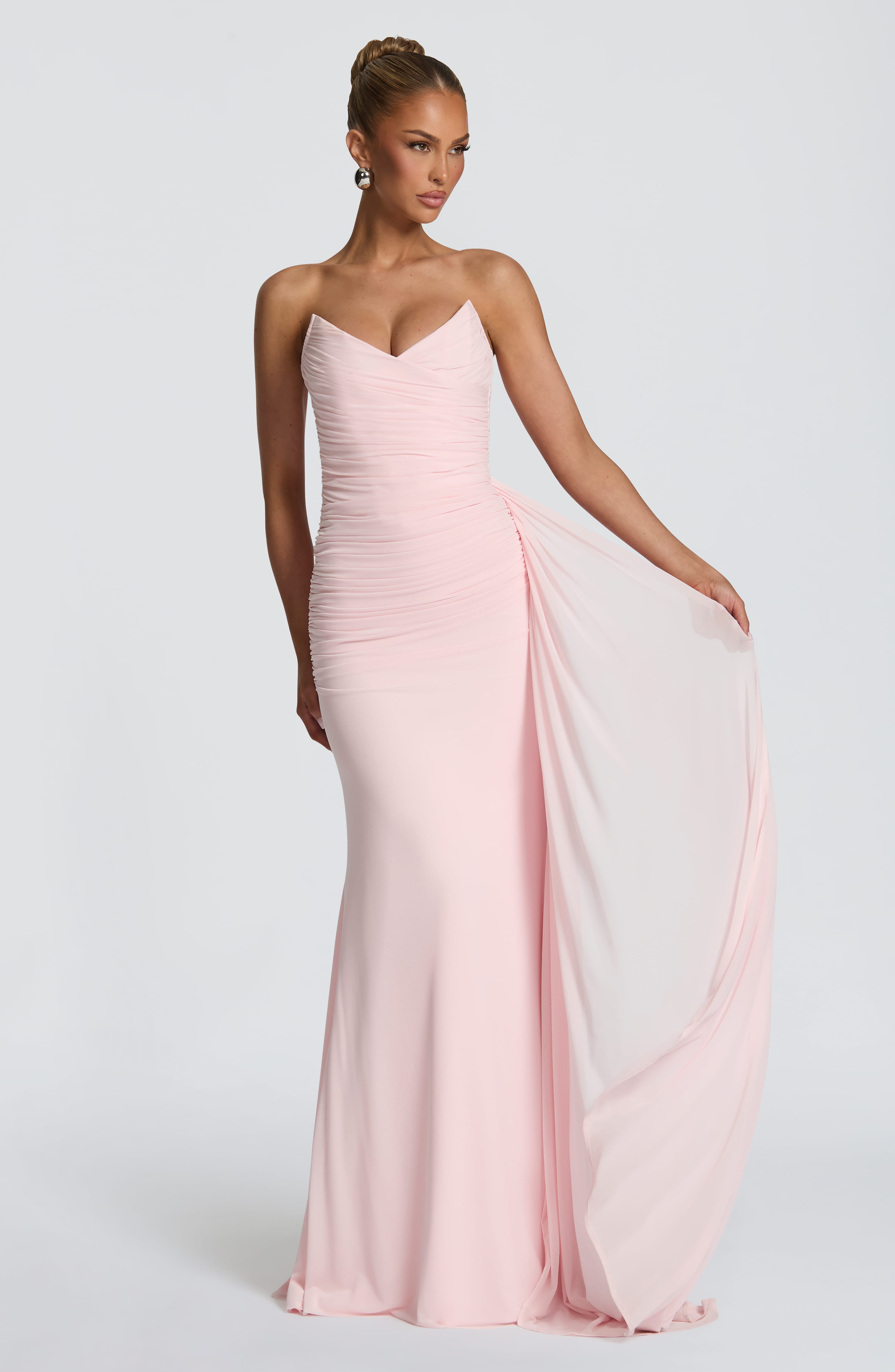 minilena Ashika Maxi Dress Blush