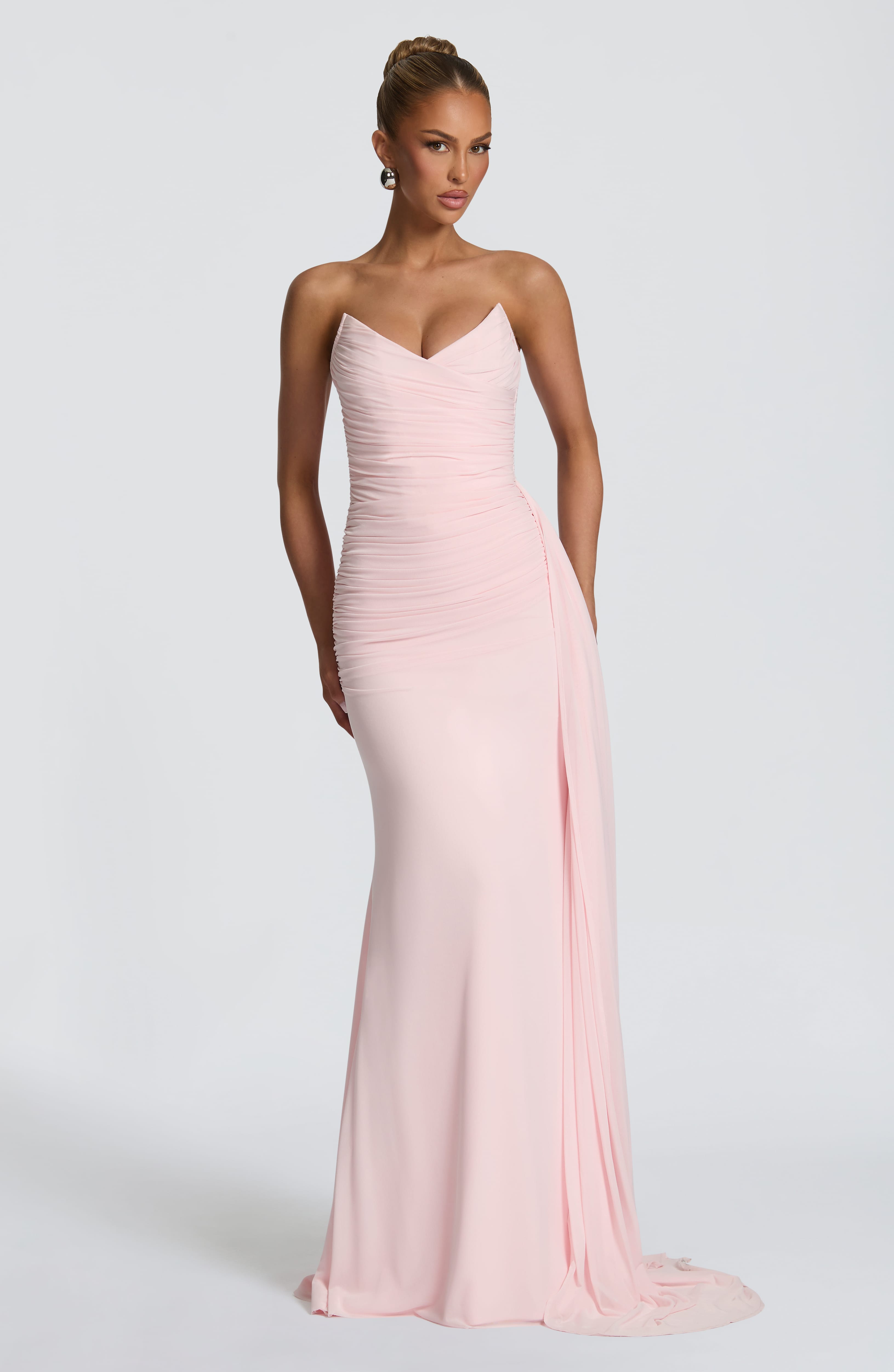 minilena Ashika Maxi Dress Blush