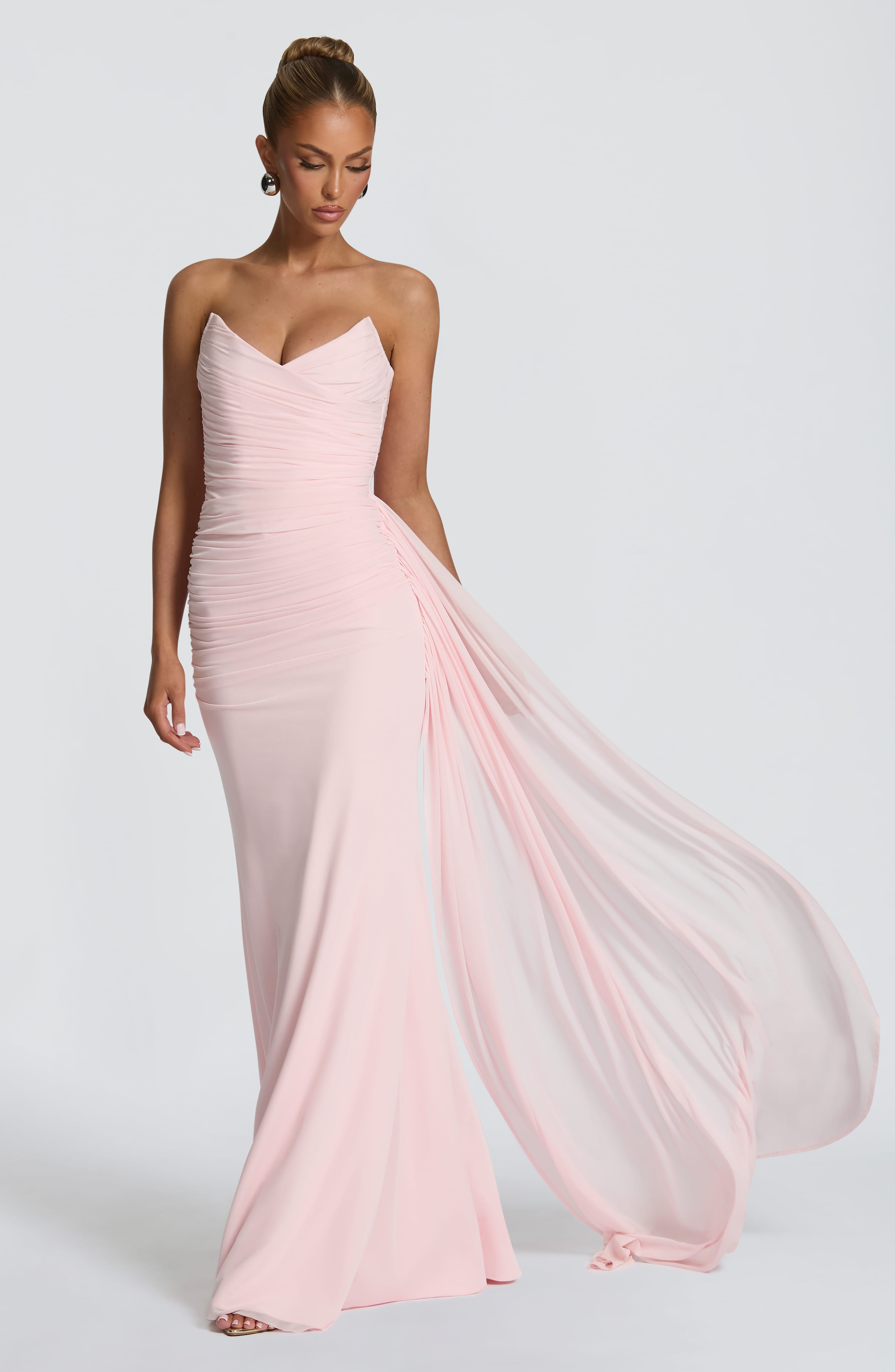 minilena Ashika Maxi Dress Blush