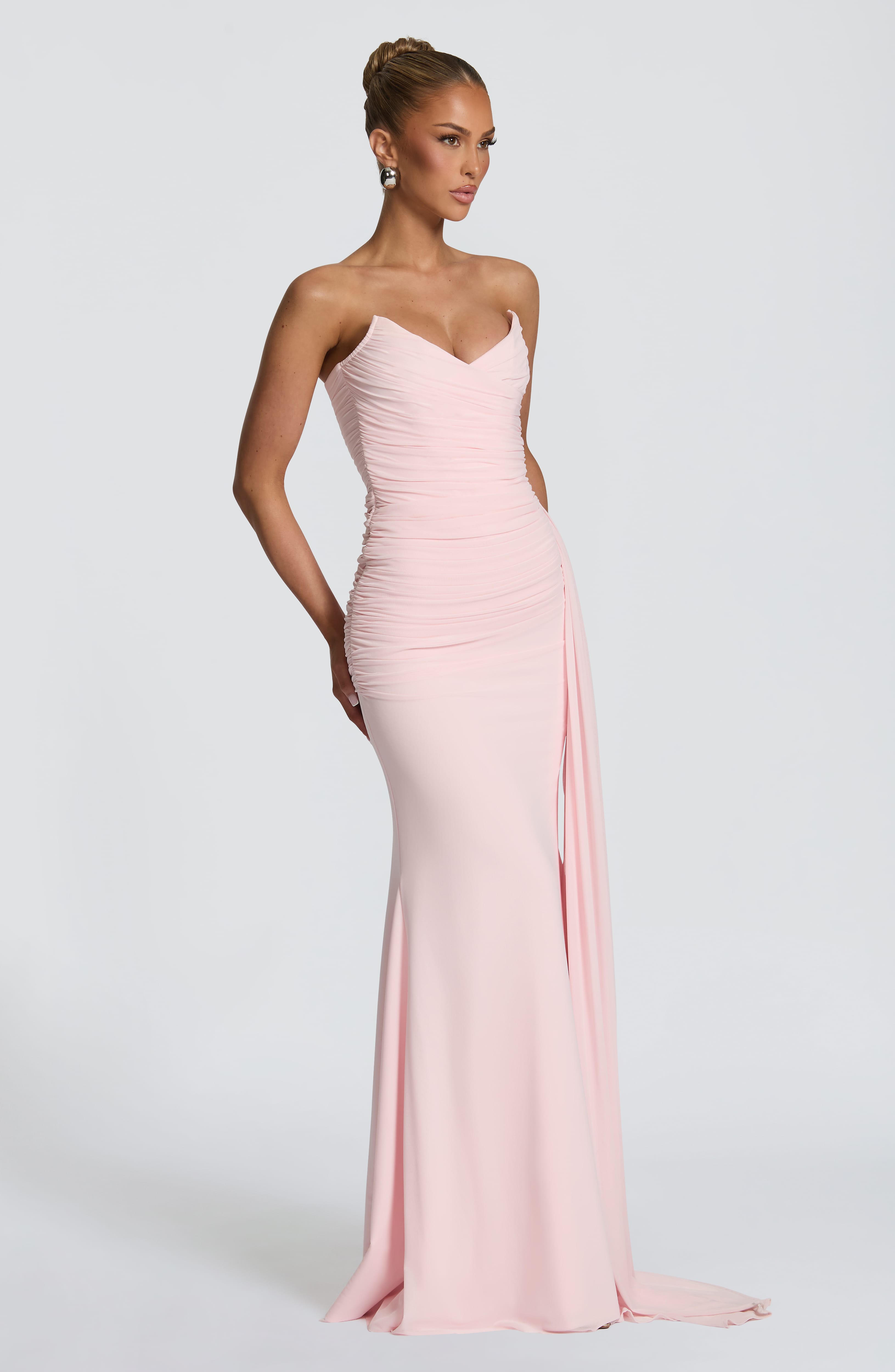 minilena Ashika Maxi Dress Blush
