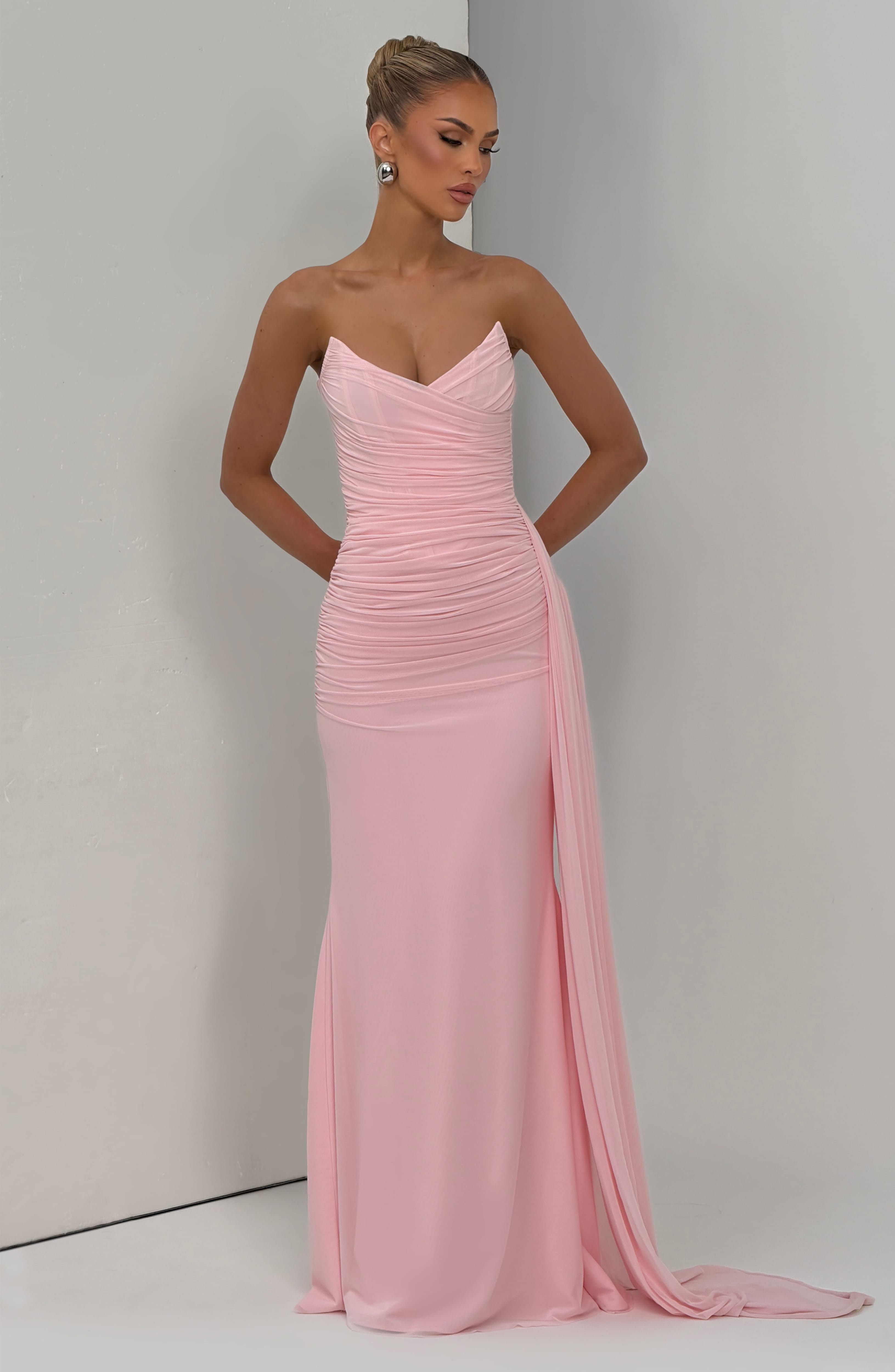 minilena Ashika Maxi Dress Blush