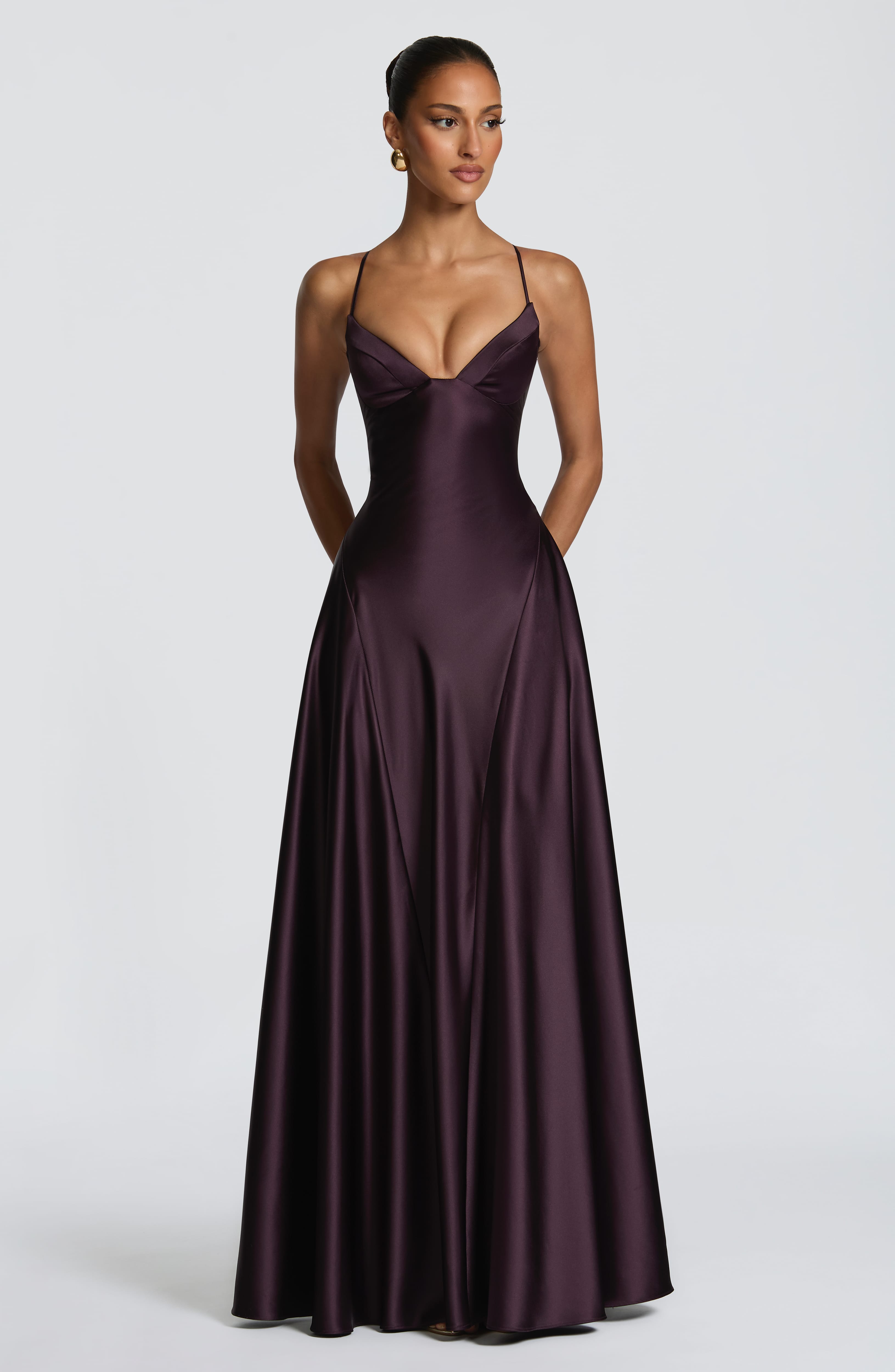 minilena Asterin Maxi Dress Plum