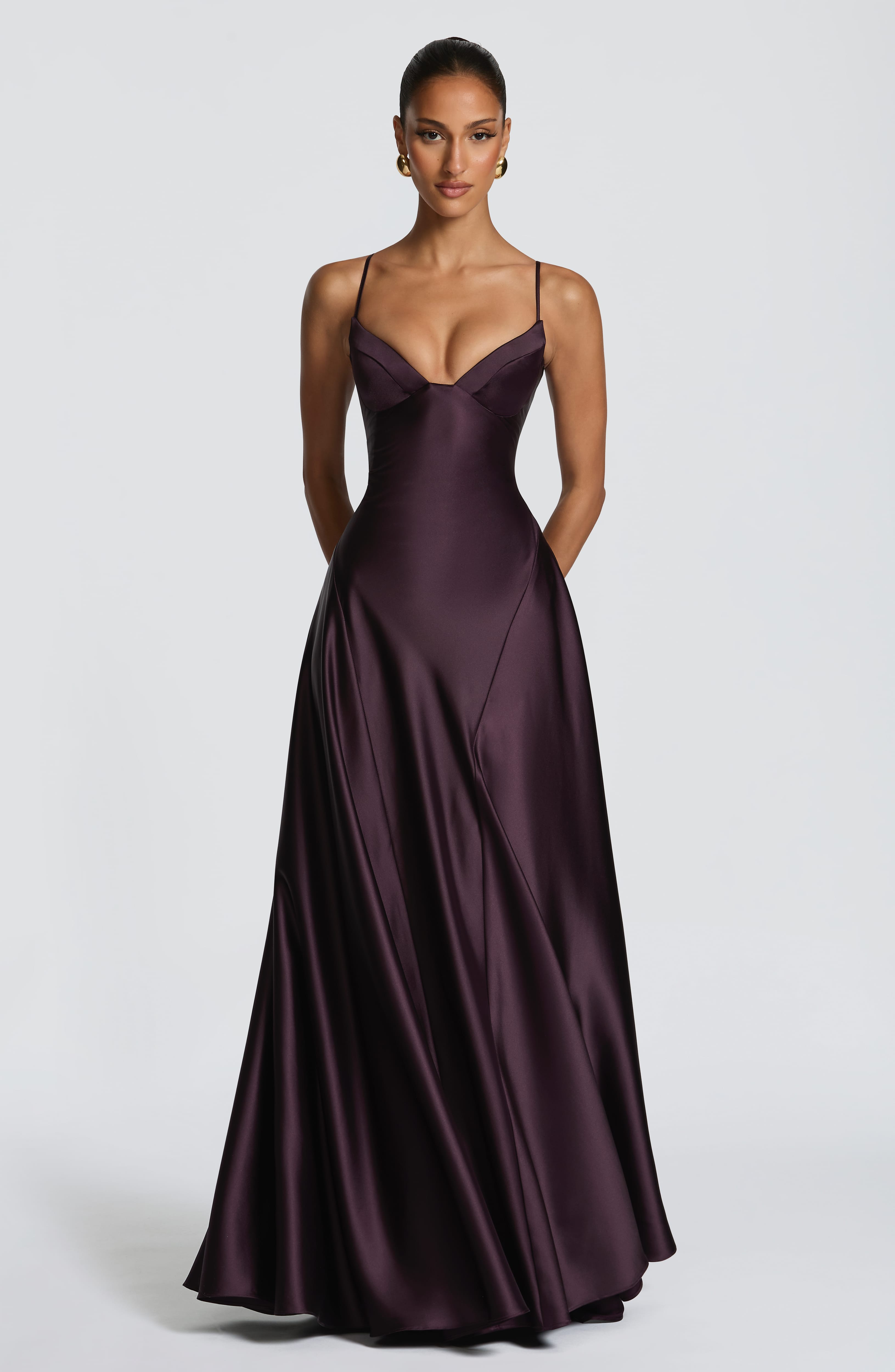 minilena Asterin Maxi Dress Plum