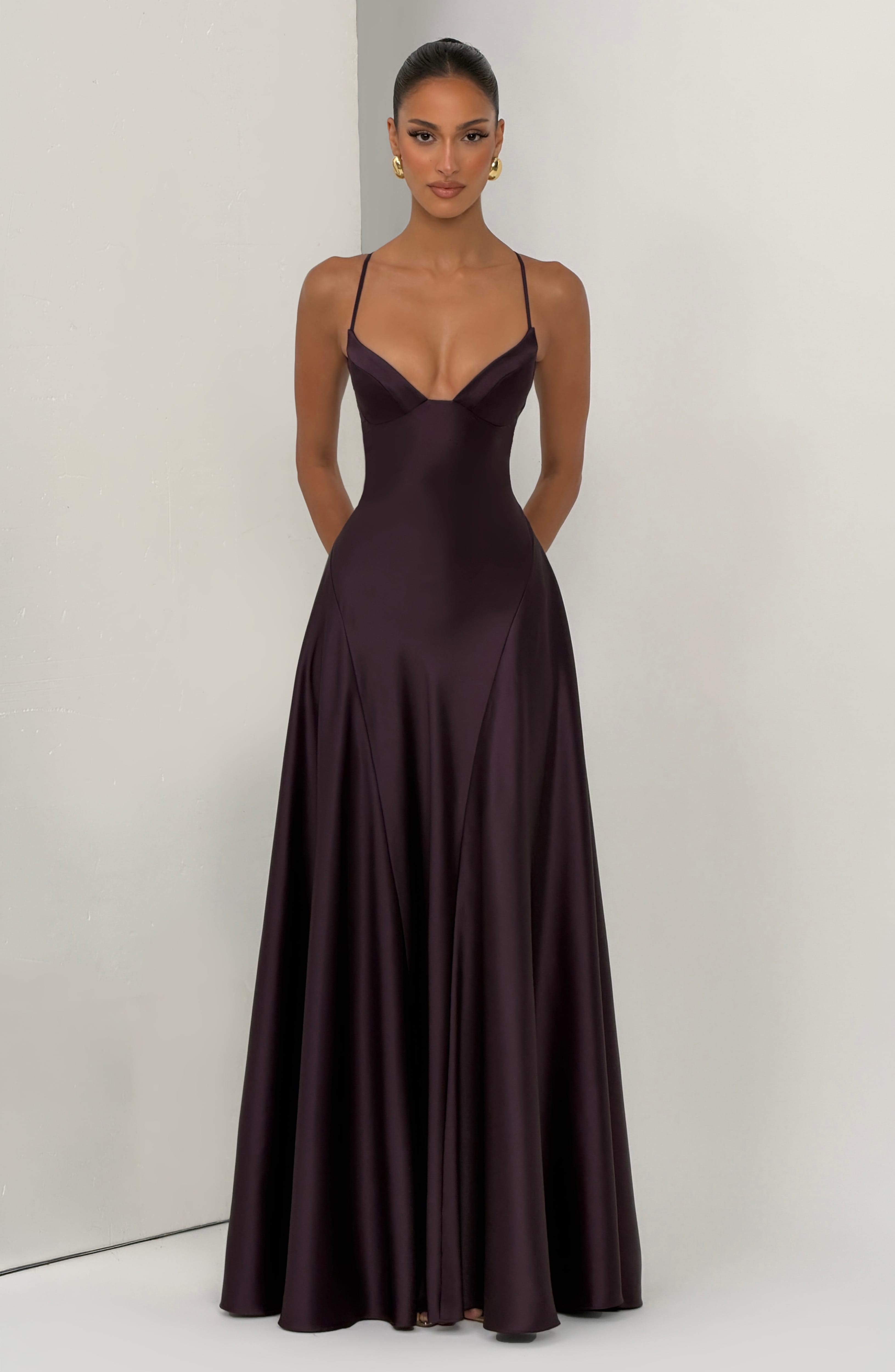 minilena Asterin Maxi Dress Plum