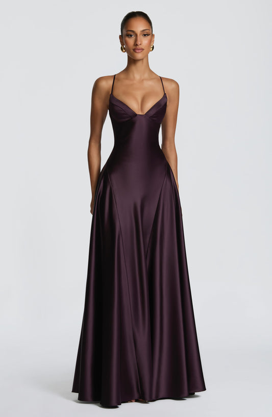 minilena Asterin Maxi Dress Plum