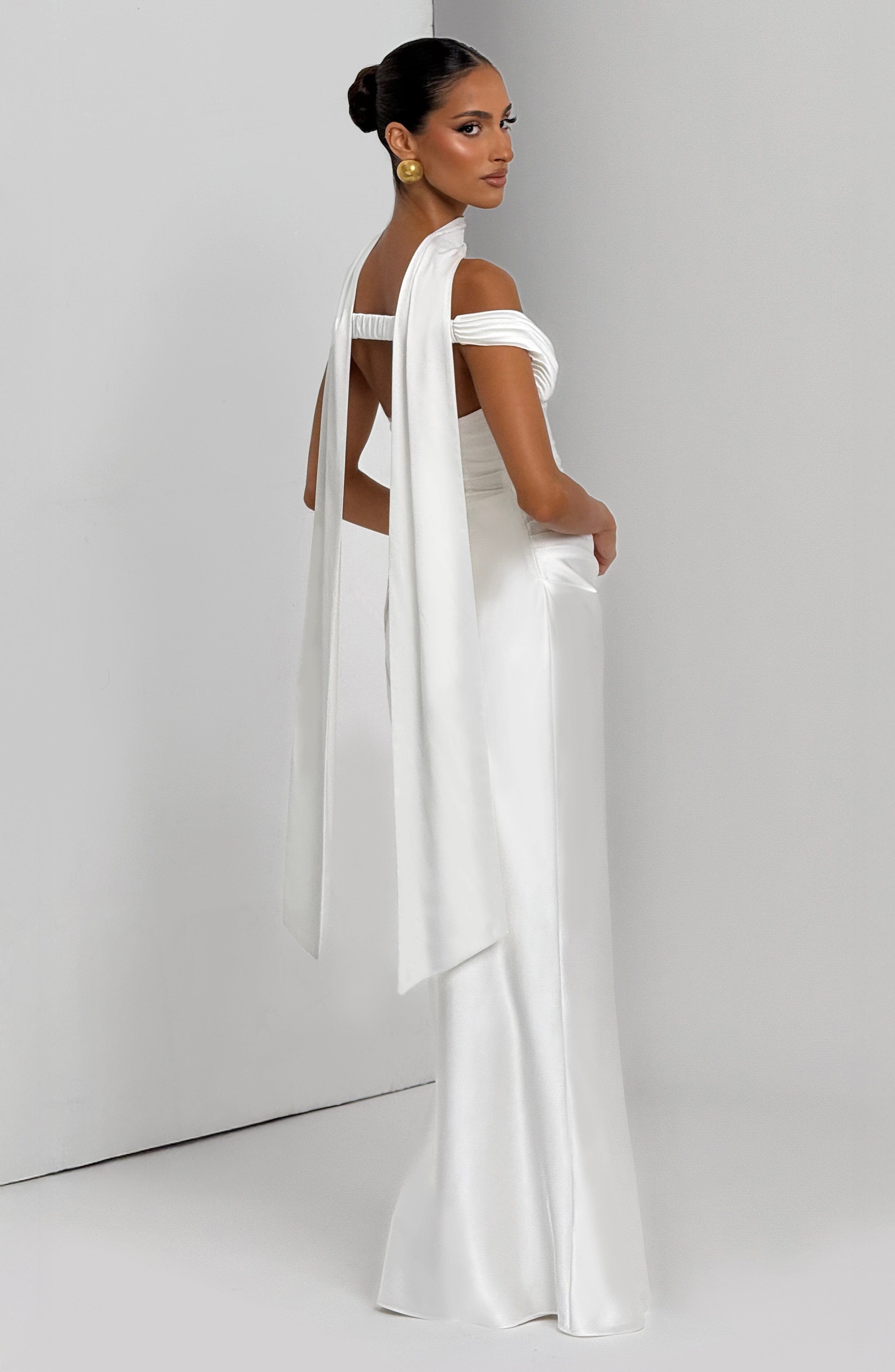 minilena Aurelia Maxi Dress Ivory