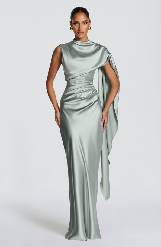 minilena Avendra Maxi Dress Sage