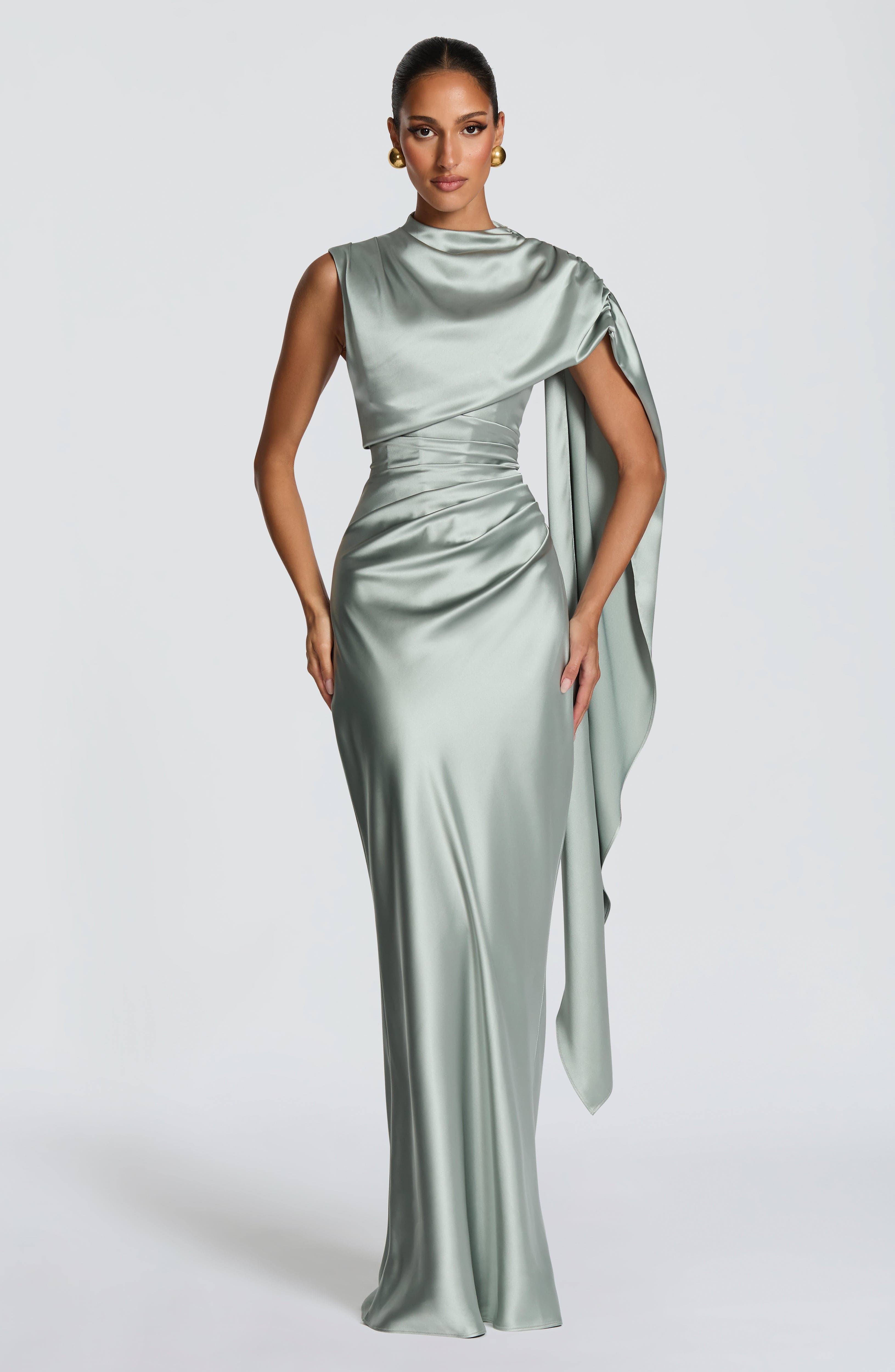 minilena Avendra Maxi Dress Sage