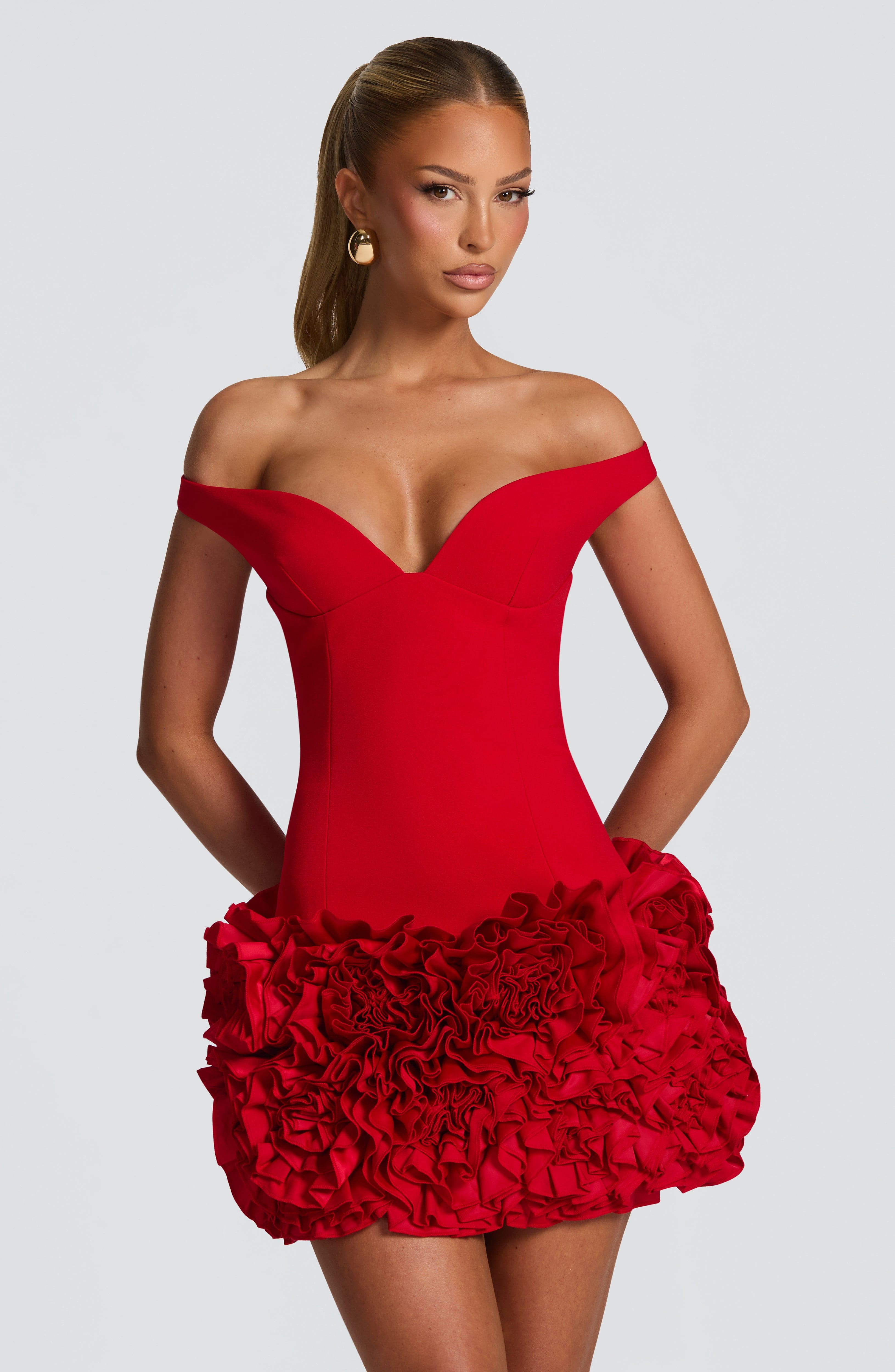 minilena Aveta Mini Dress Red