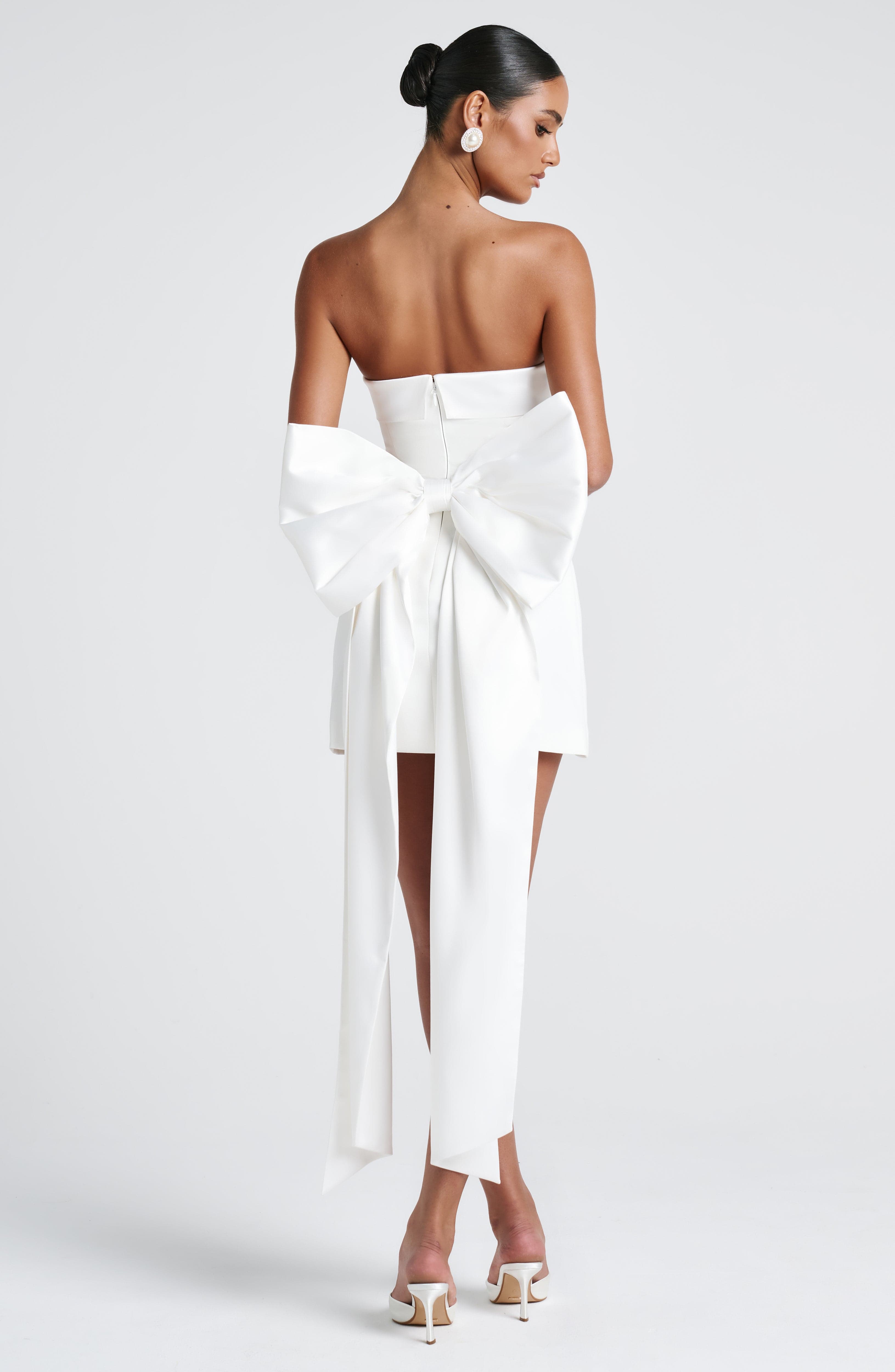 minilena Barbara Mini Dress Ivory
