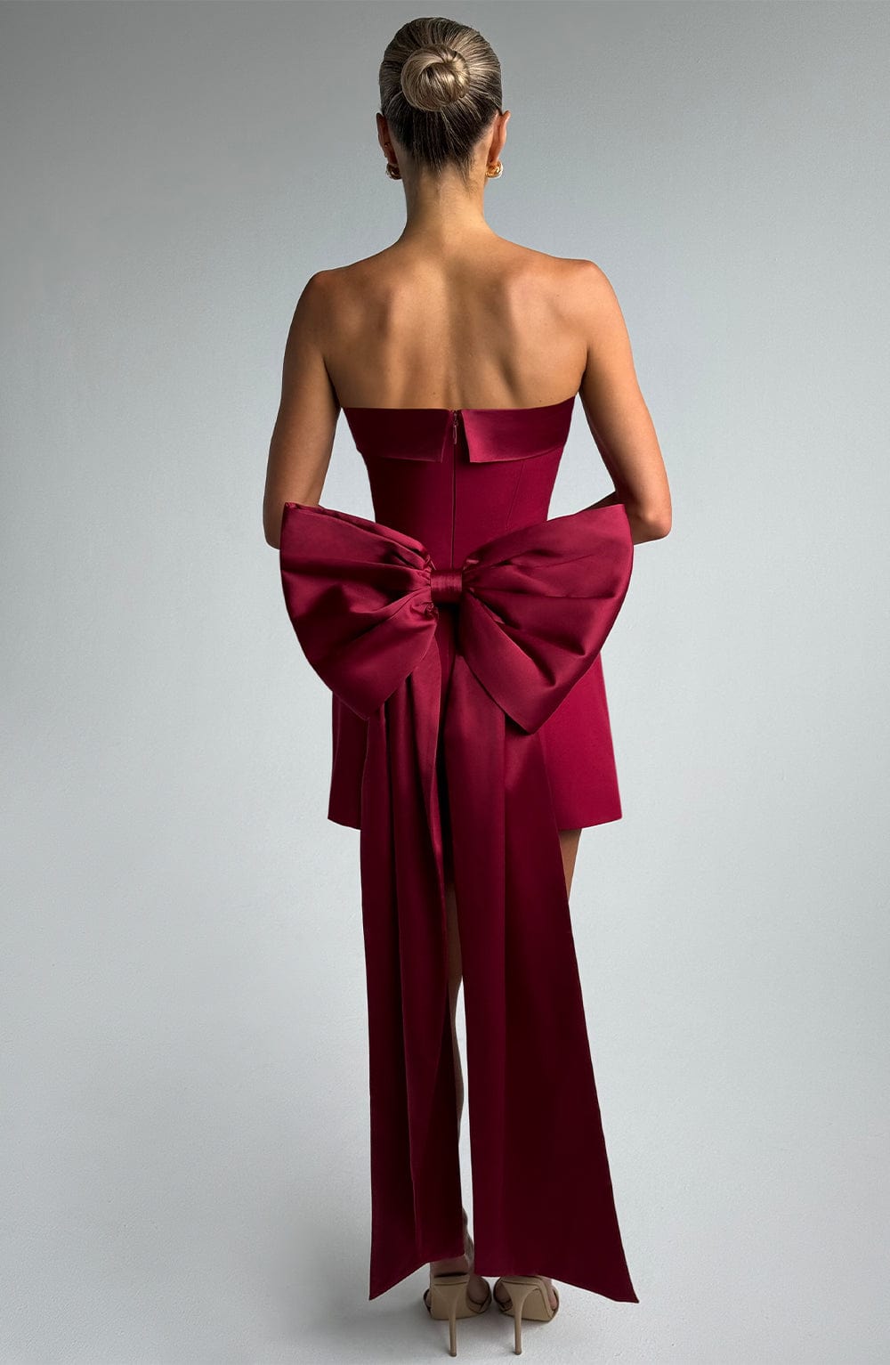 minilena Barbara Mini Dress Wine