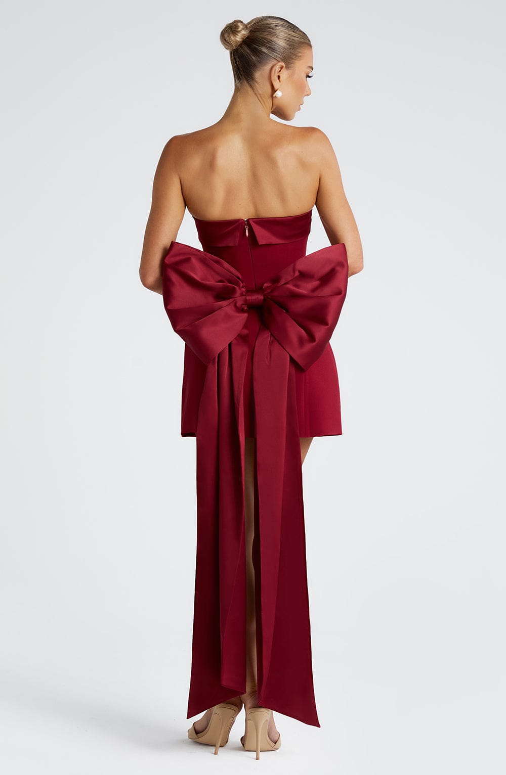 minilena Barbara Mini Dress Wine
