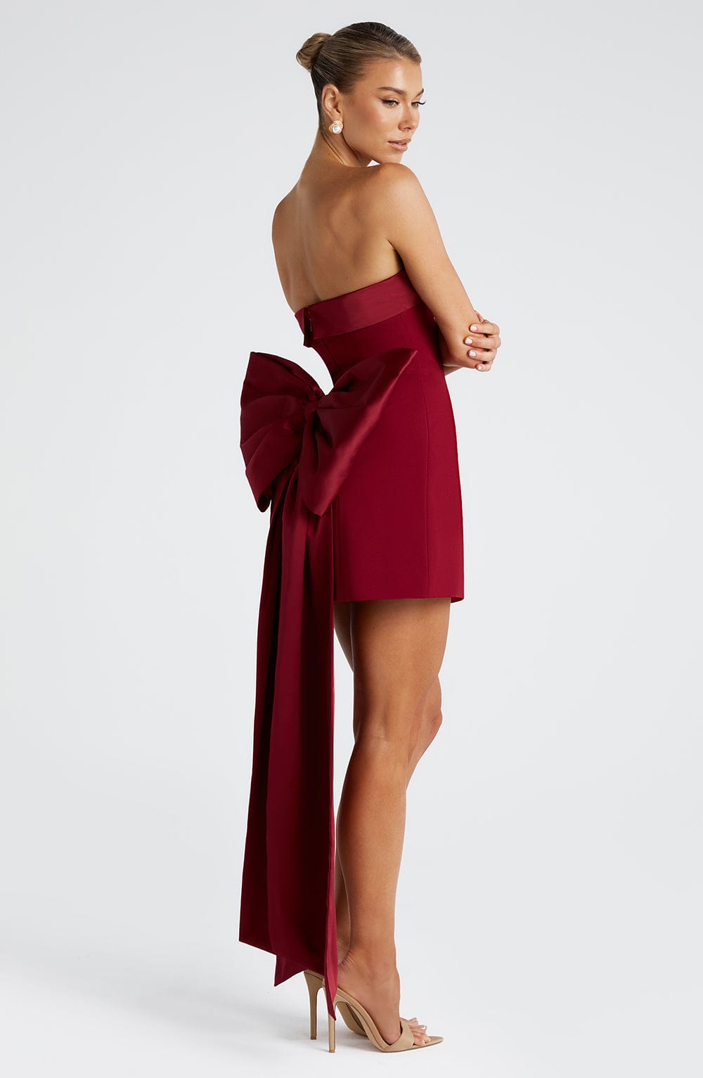 minilena Barbara Mini Dress Wine
