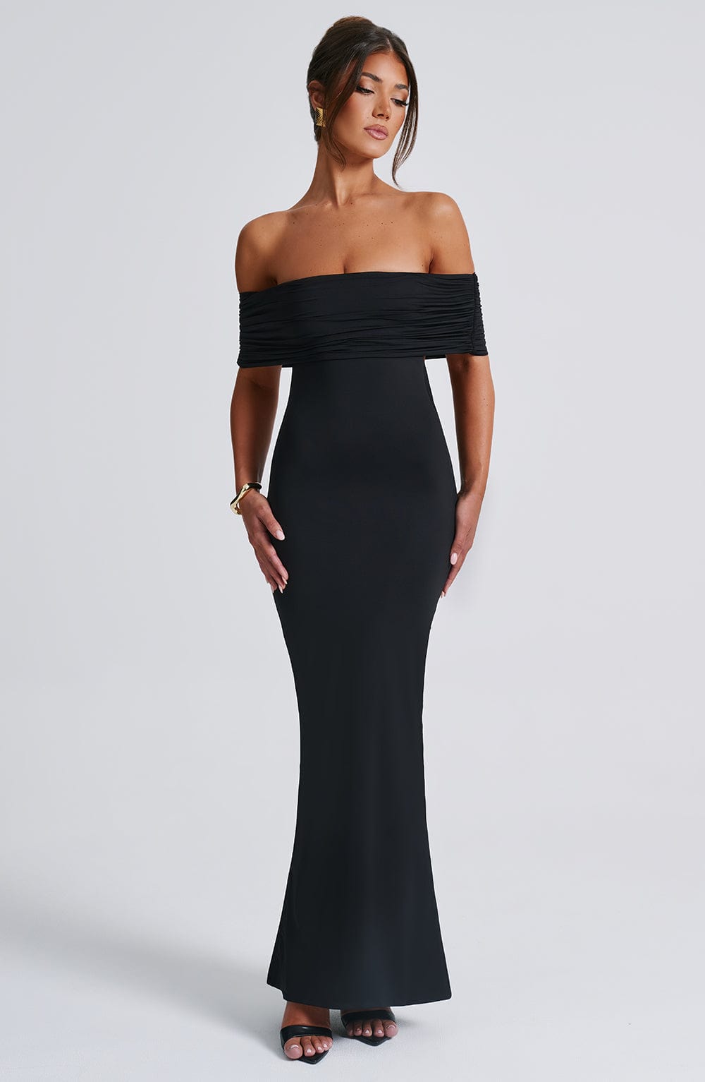 minilena Belinda Maxi Dress Black