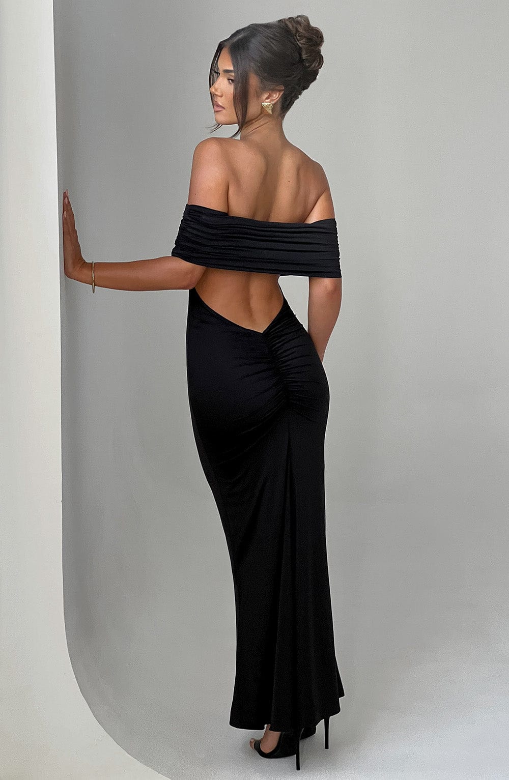 minilena Belinda Maxi Dress Black