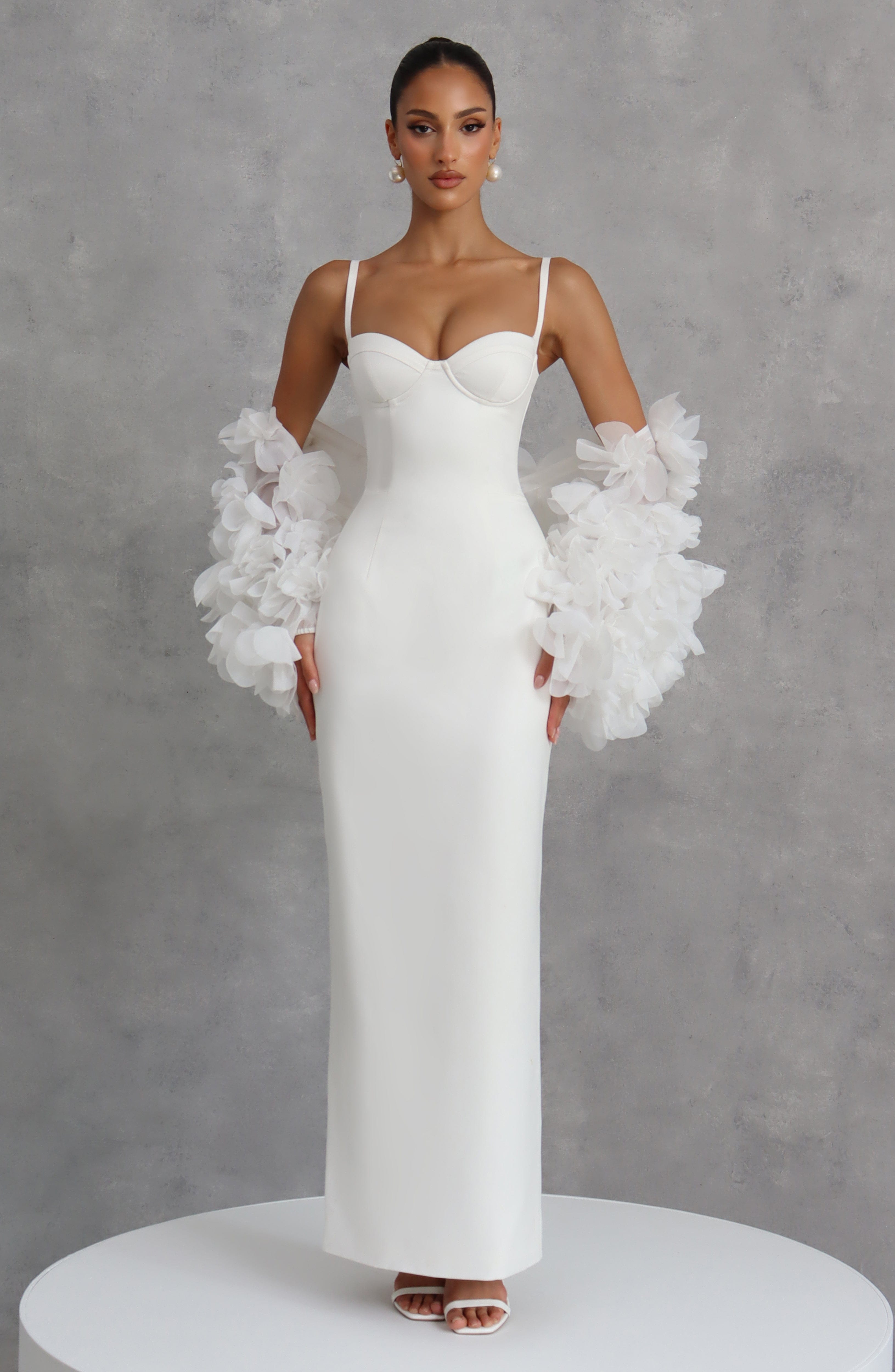 minilena Bennett Maxi Dress Ivory