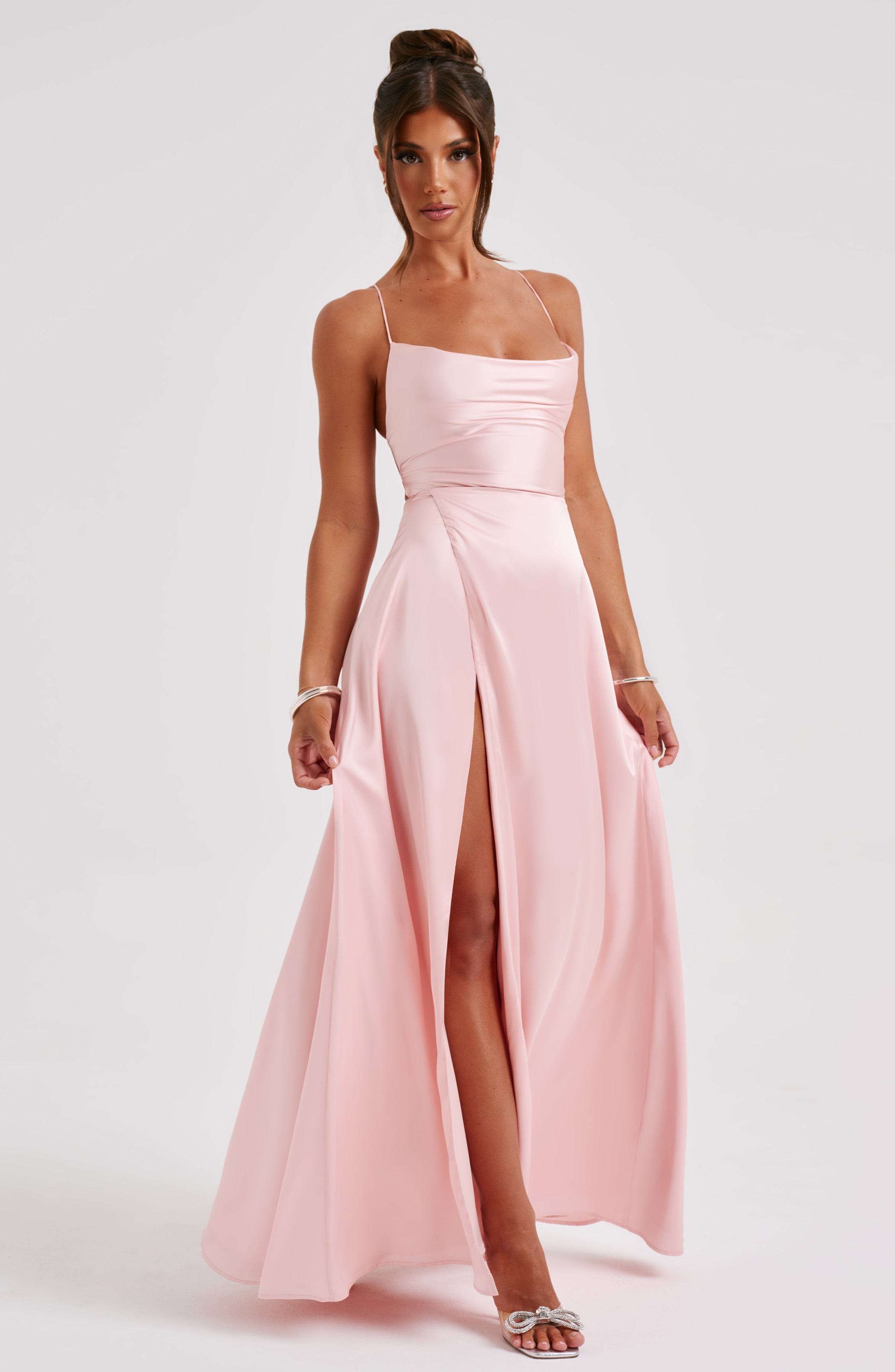 minilena Bethany Maxi Dress Blush