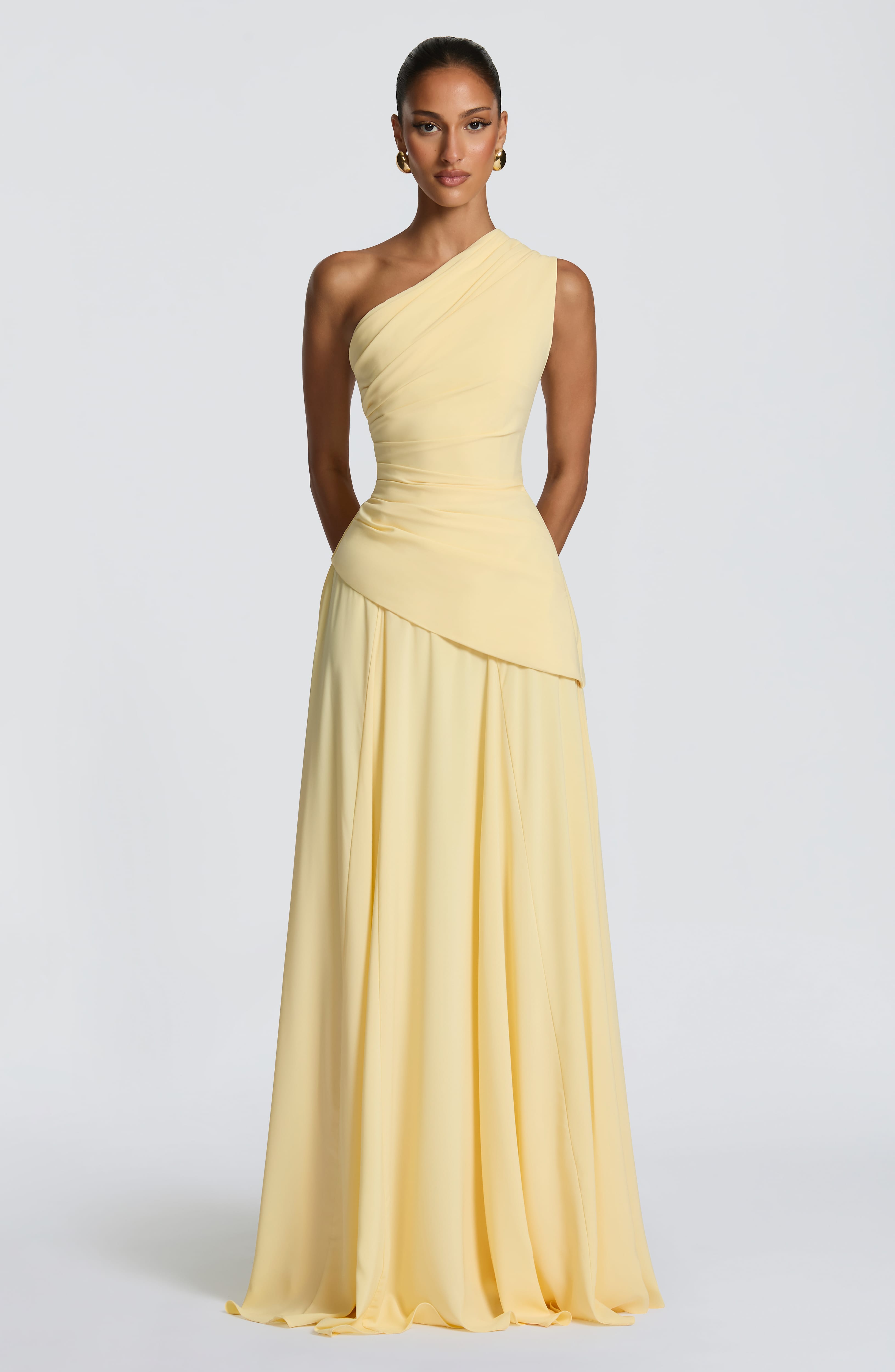 minilena Bianca Maxi Dress Lemon
