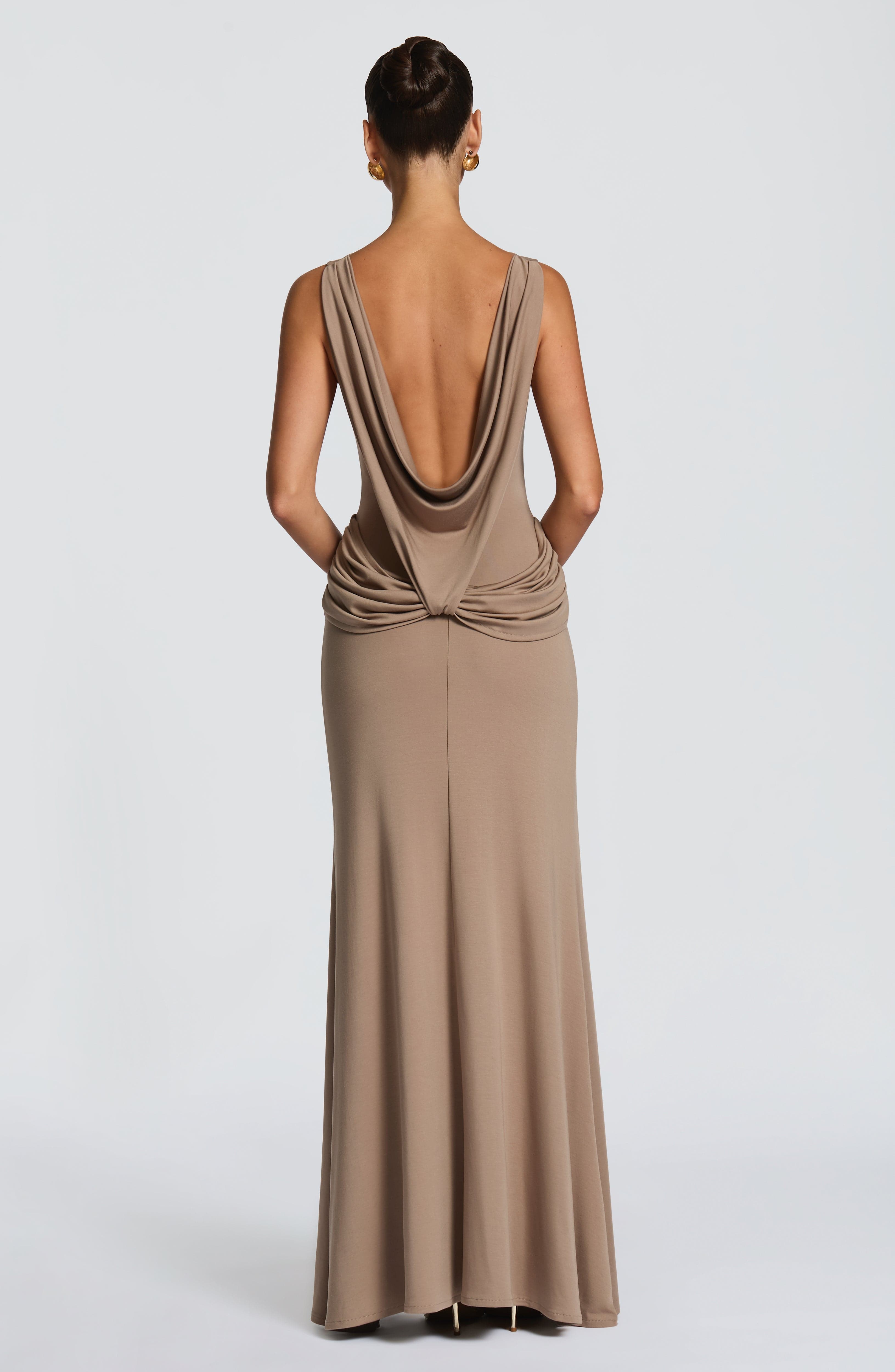 minilena Bruna Maxi Dress Stone