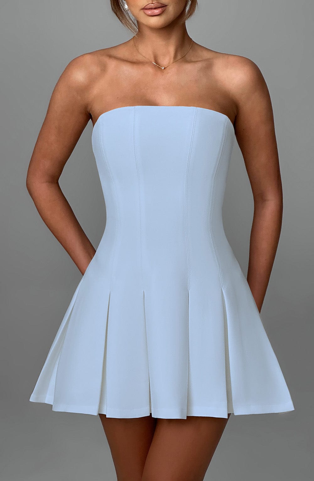 minilena Bryony Mini Dress Blue