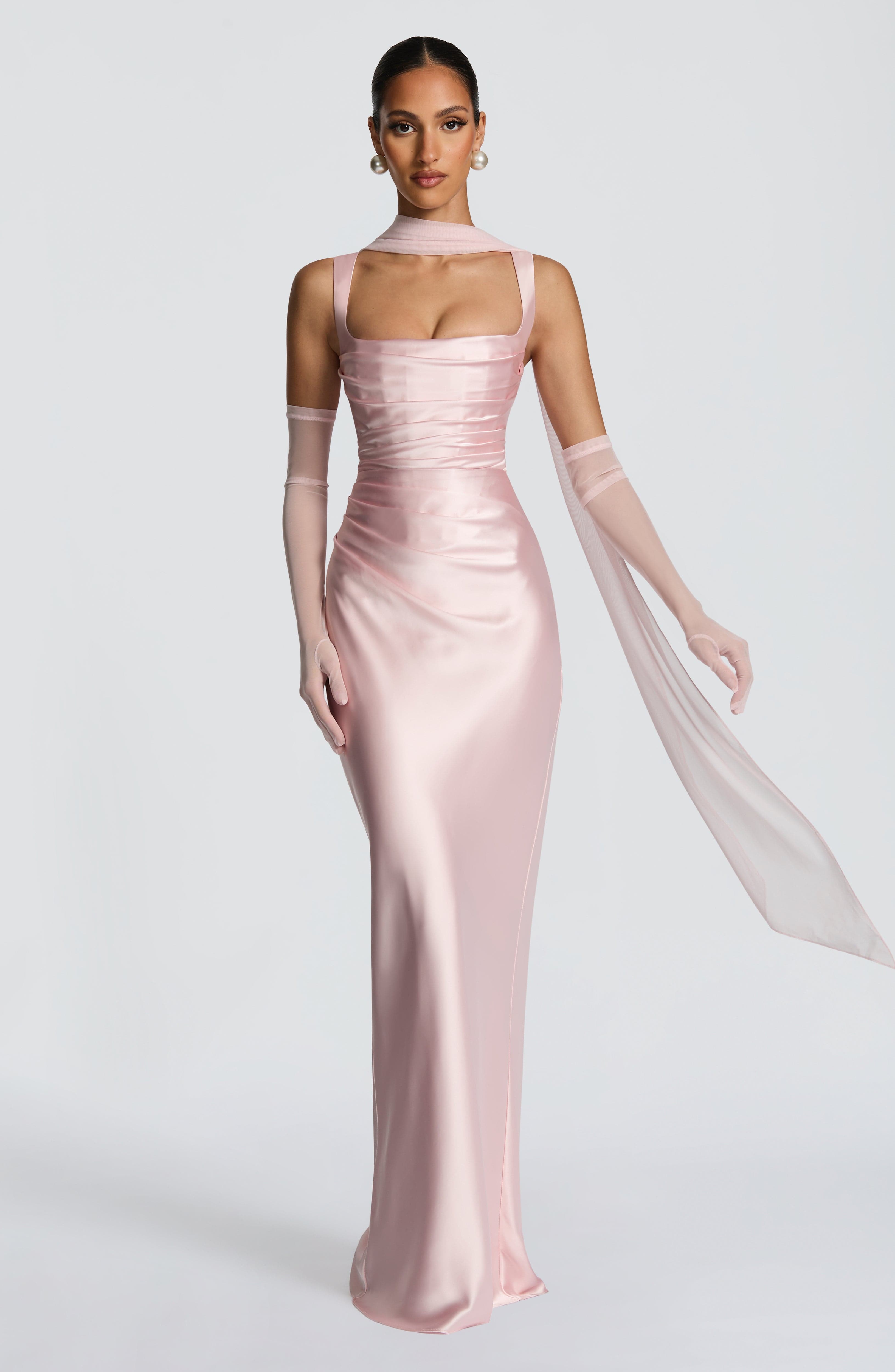 minilena Calanthe Maxi Dress Blush