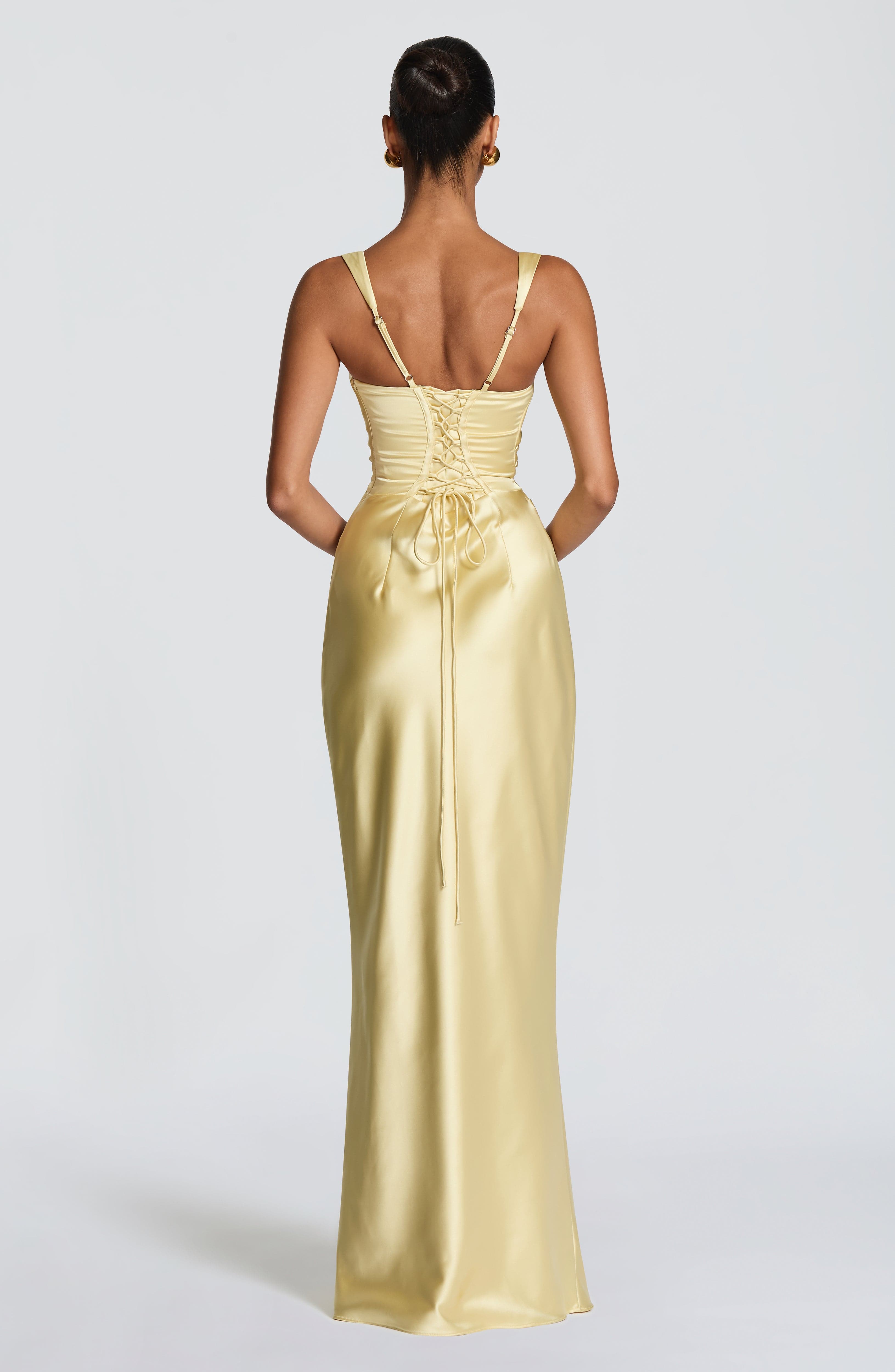 minilena Calanthe Maxi Dress Lemon