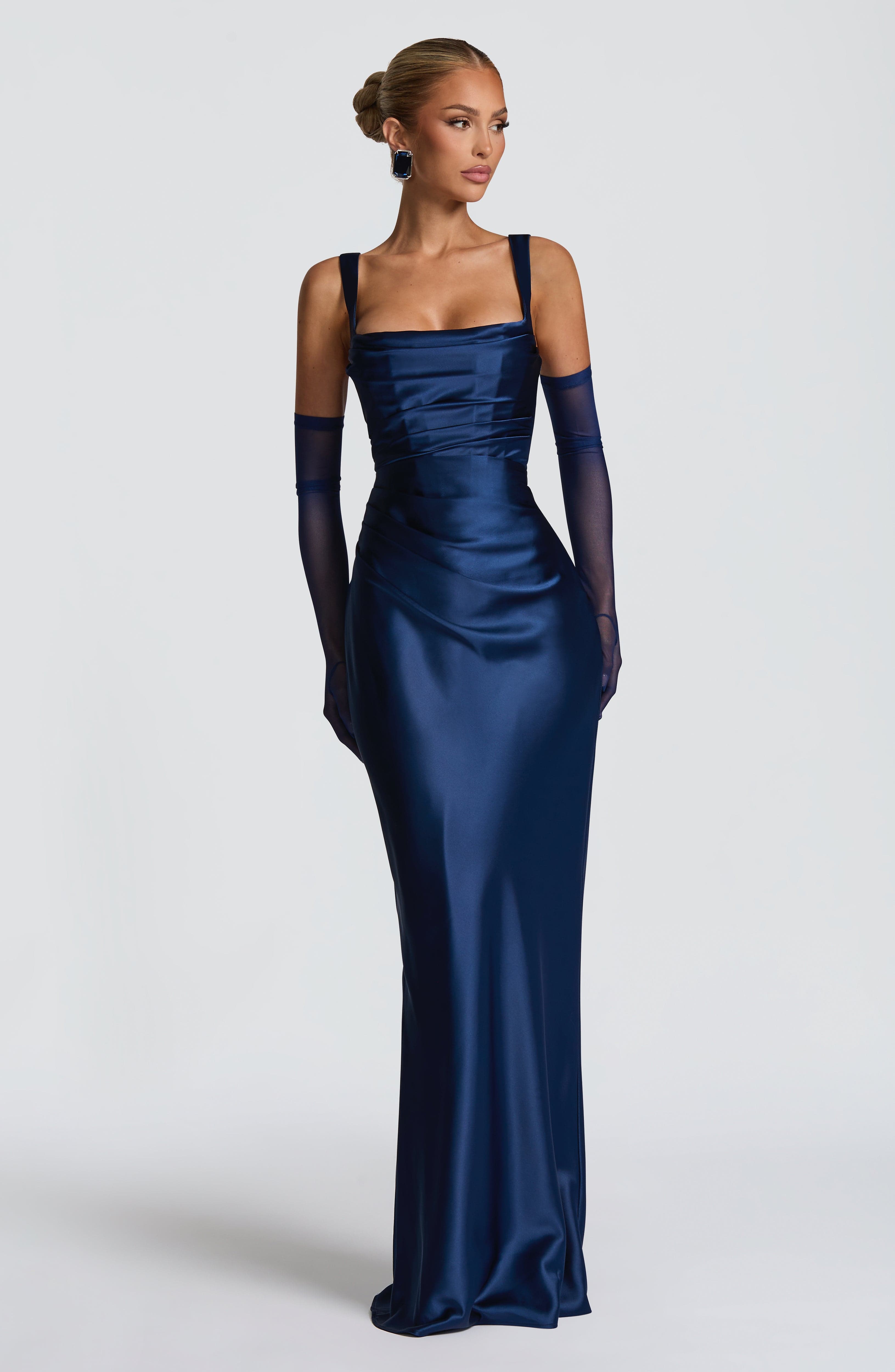 minilena Calanthe Maxi Dress Navy