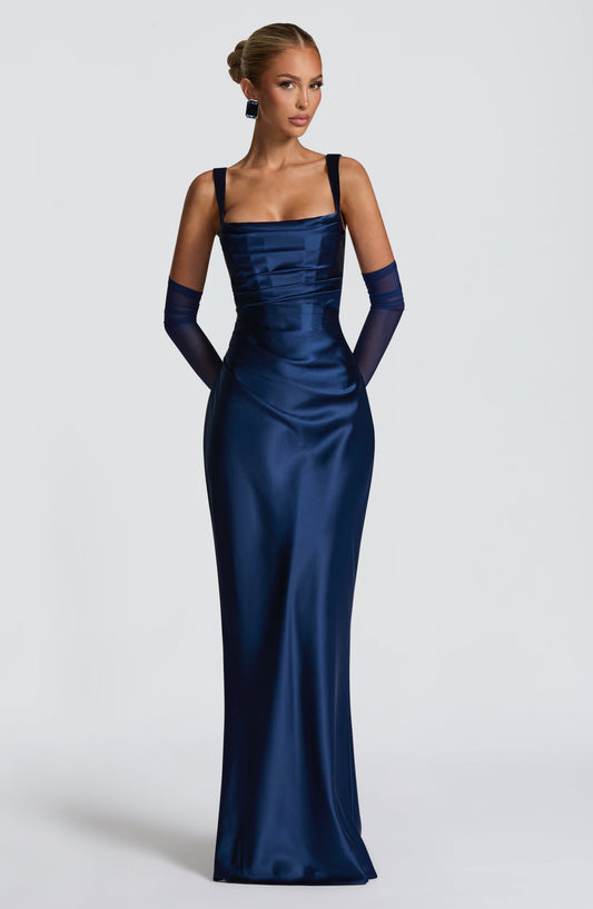 minilena Calanthe Maxi Dress Navy