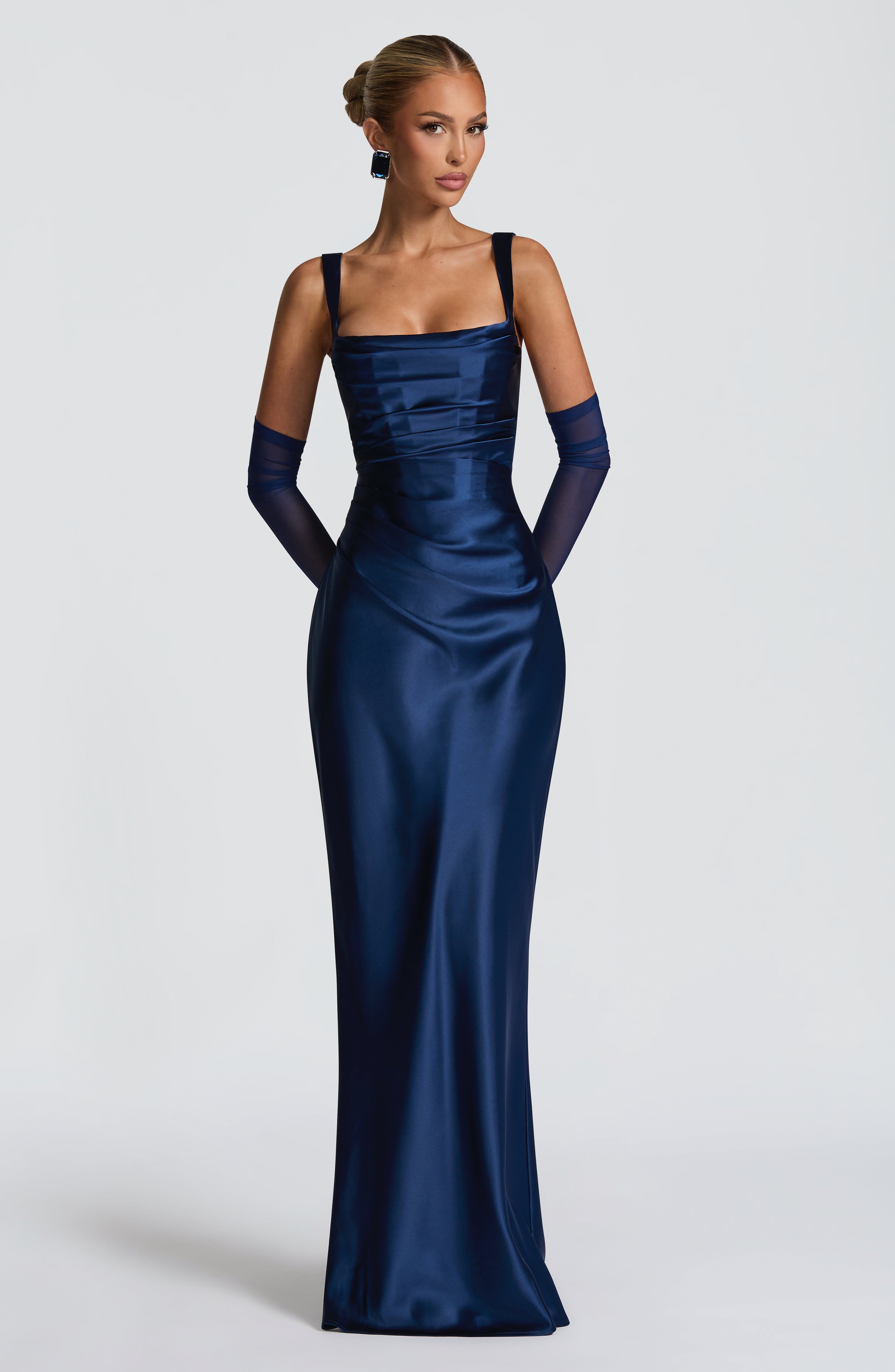 minilena Calanthe Maxi Dress Navy