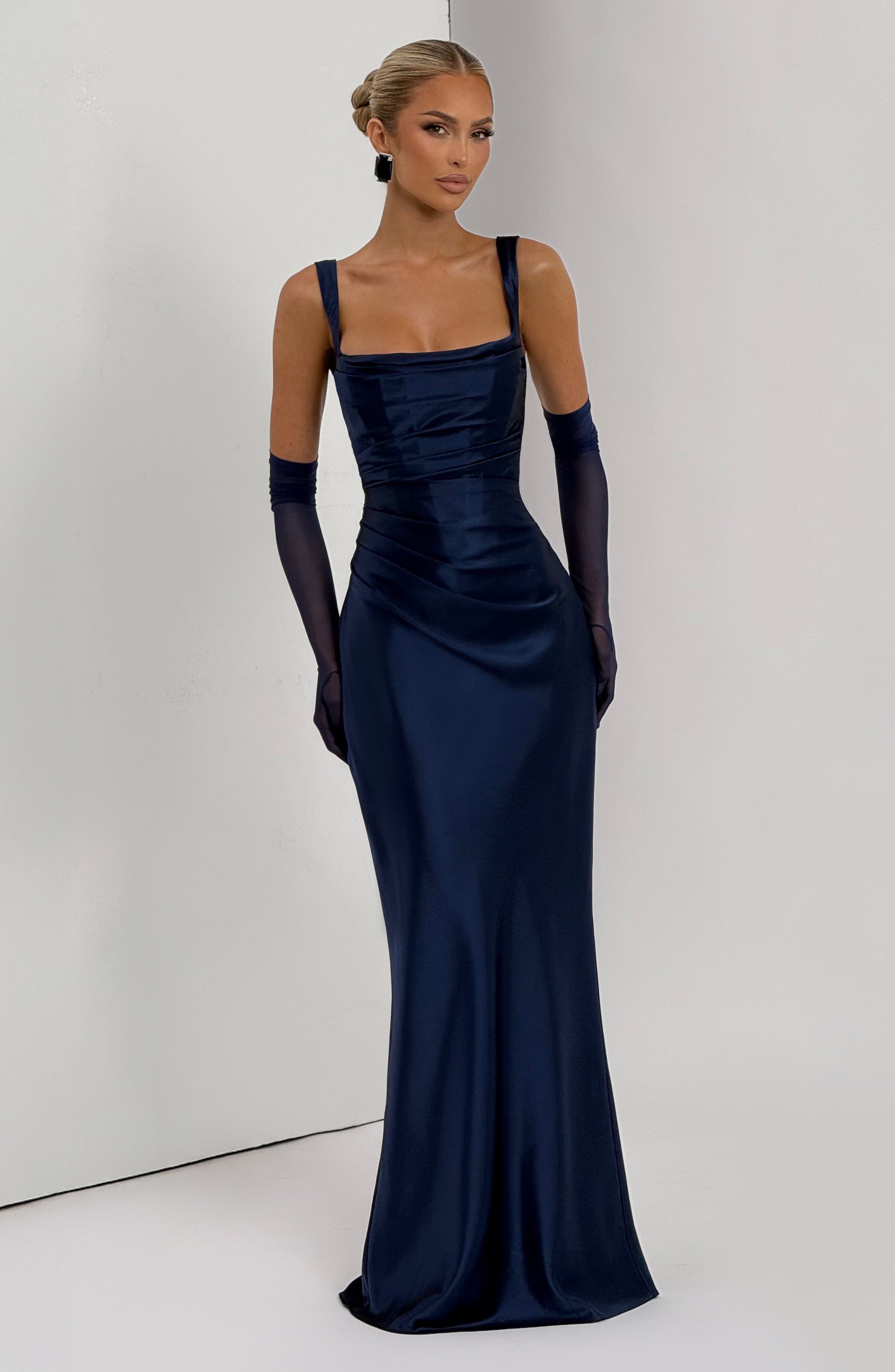 minilena Calanthe Maxi Dress Navy