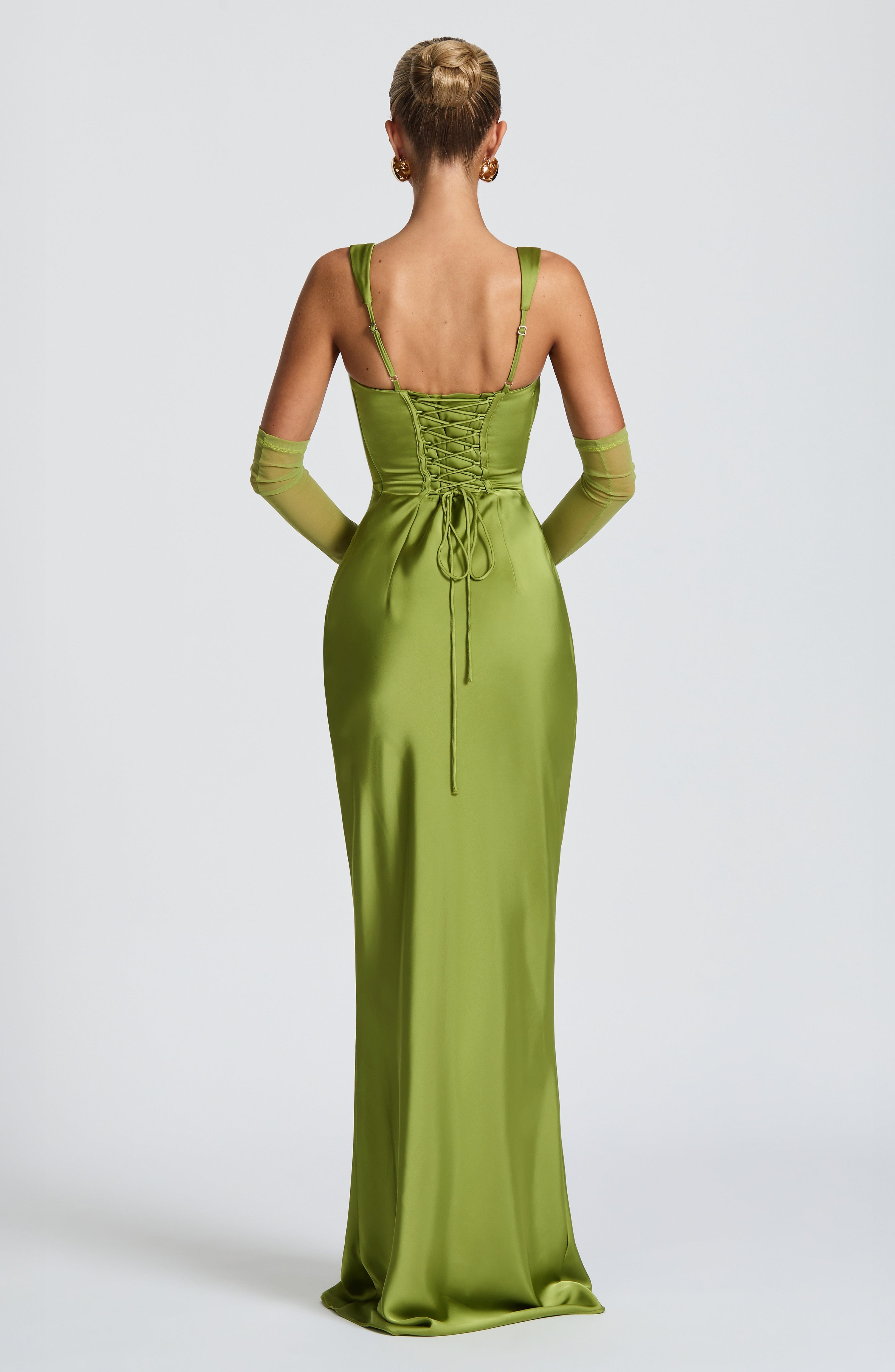 minilena Calanthe Maxi Dress Olive