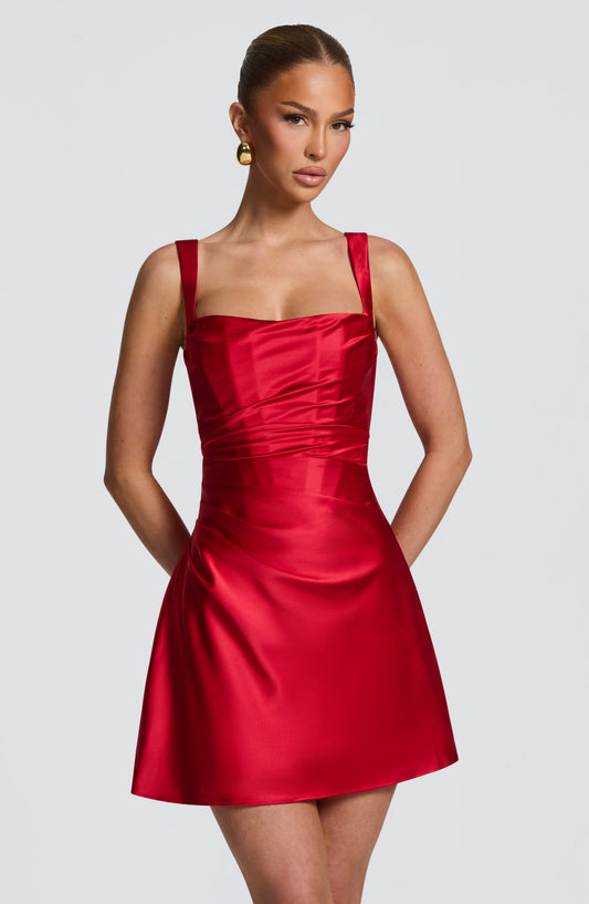 minilena Calanthe Mini Dress Red