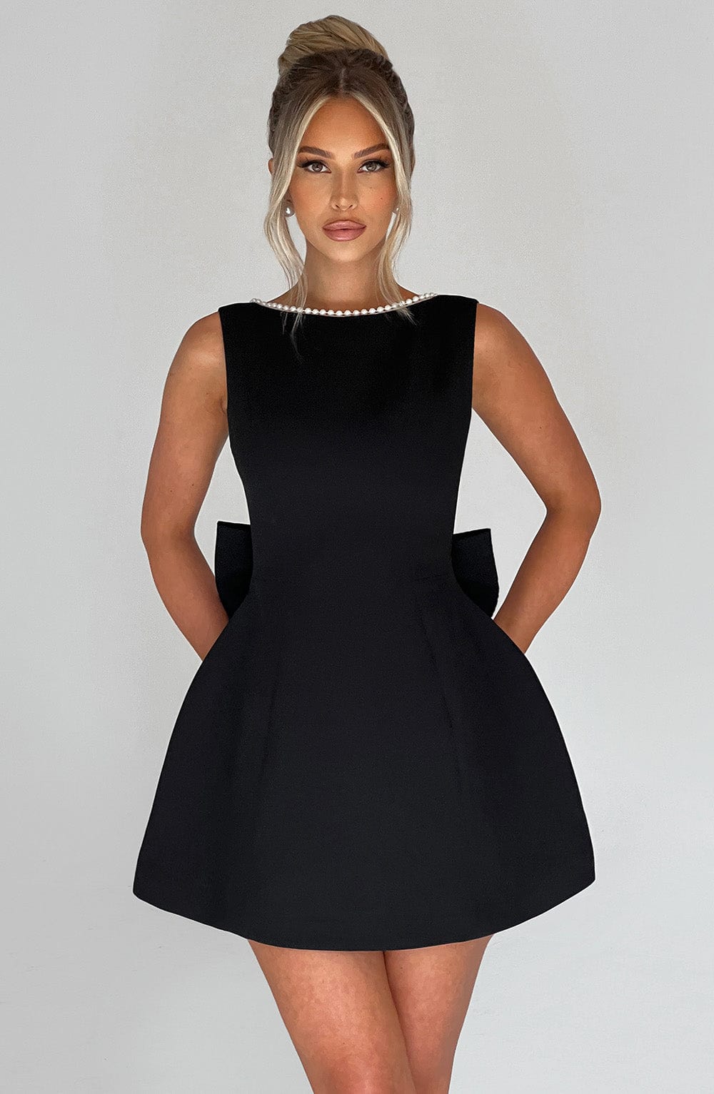 minilena Carrie Mini Dress Black