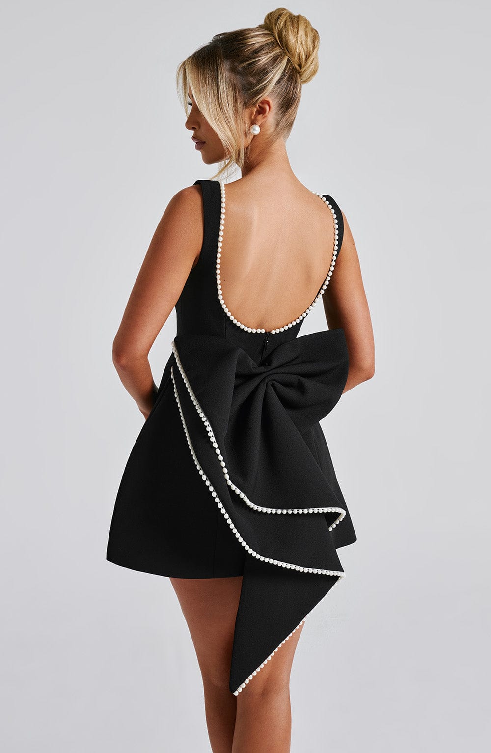 minilena Carrie Mini Dress Black
