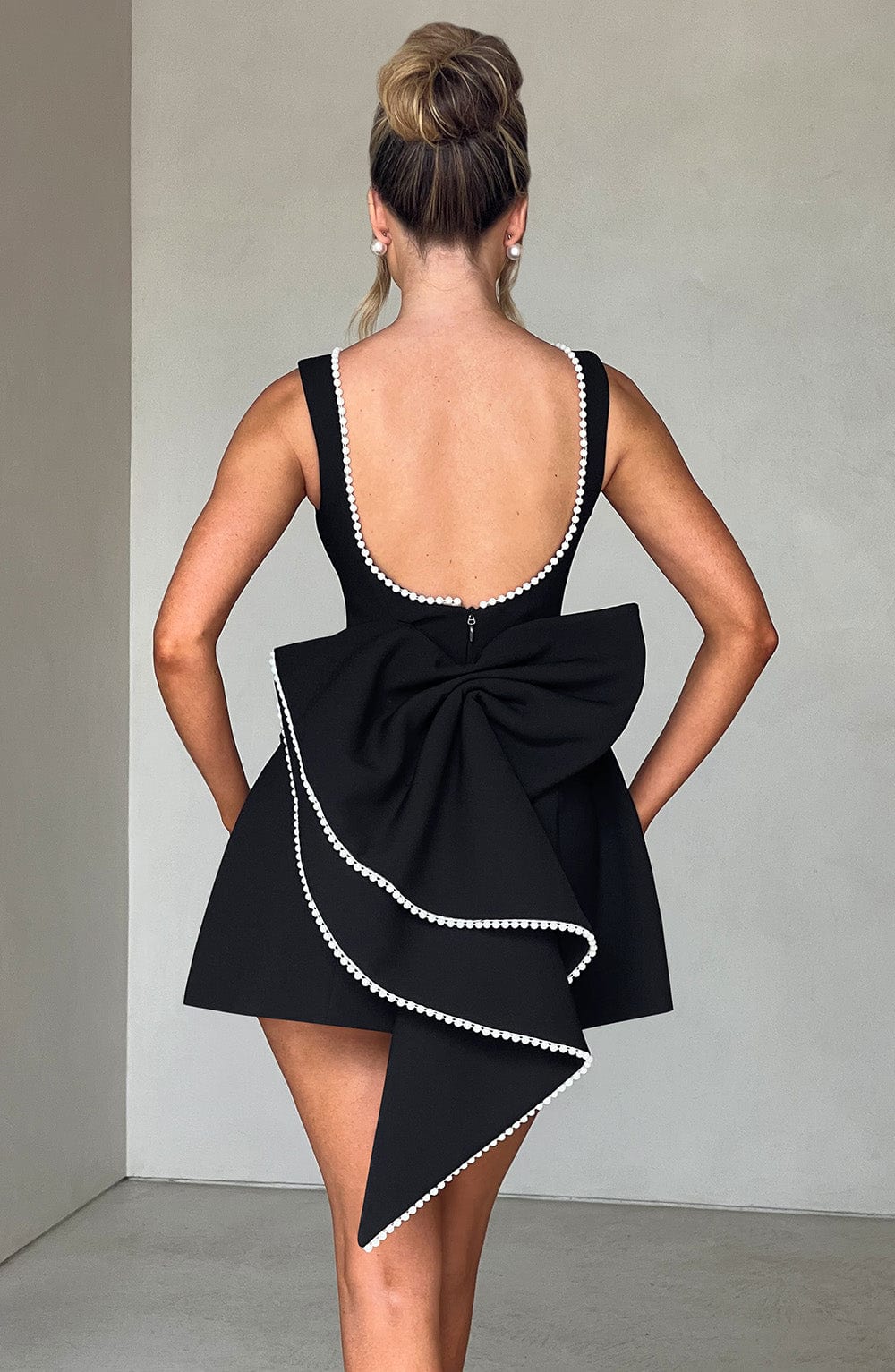 minilena Carrie Mini Dress Black