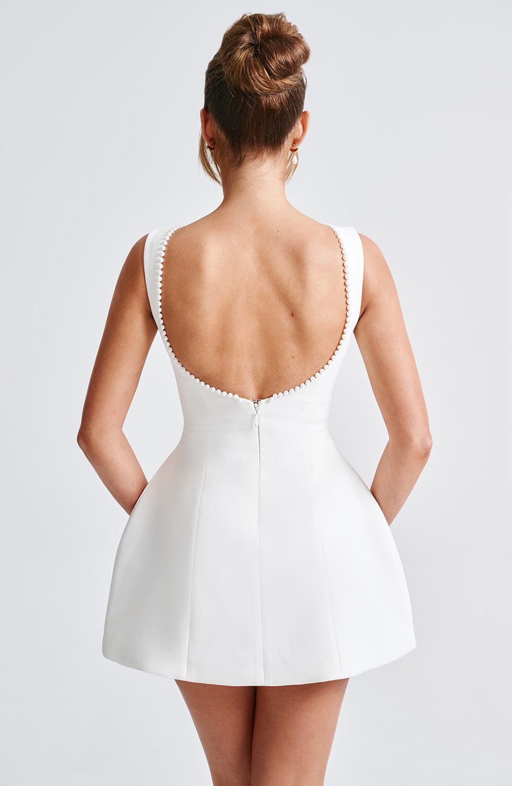 minilena Carrie Mini Dress Ivory