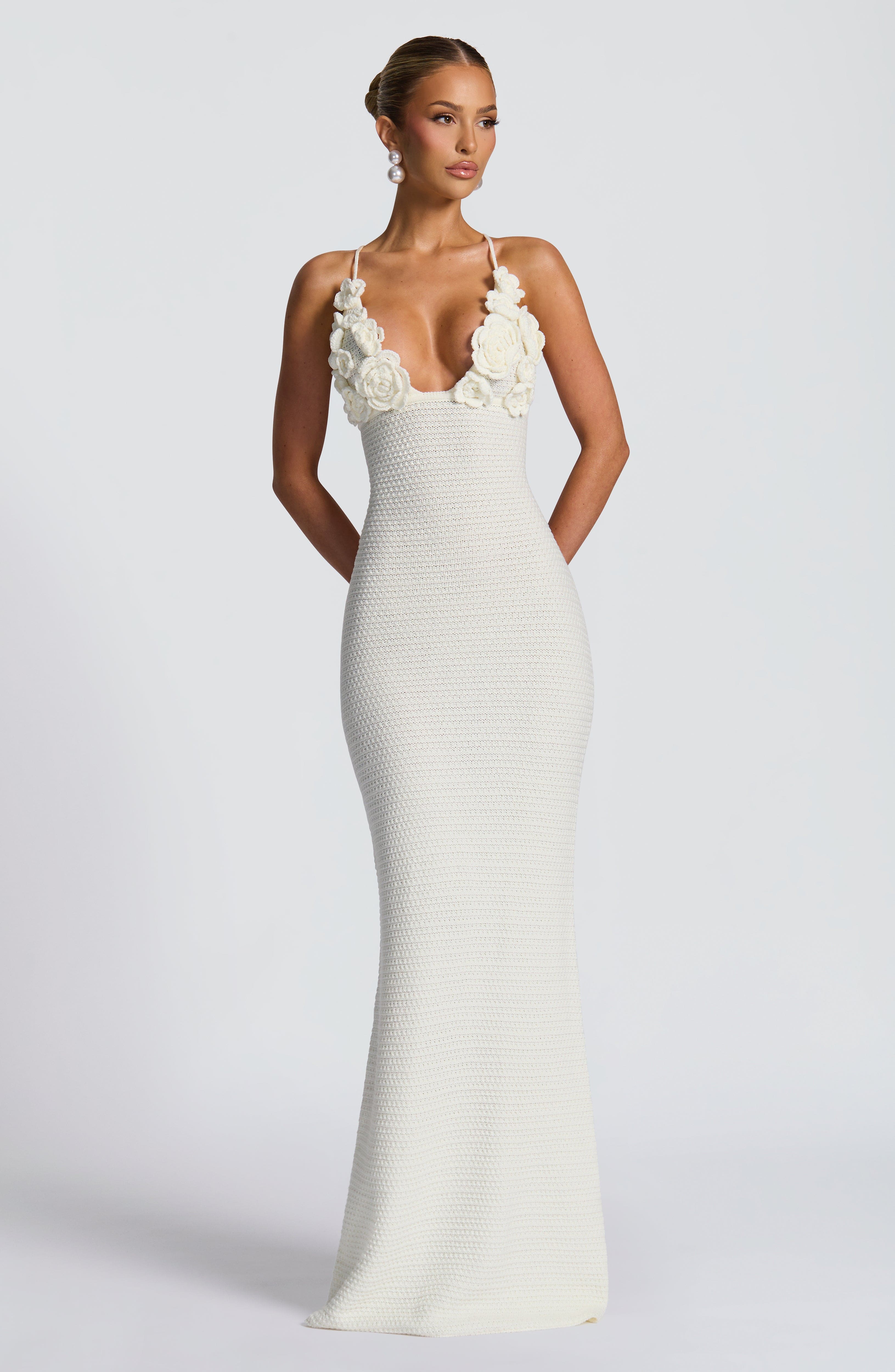 minilena Celaena Maxi Dress Ivory