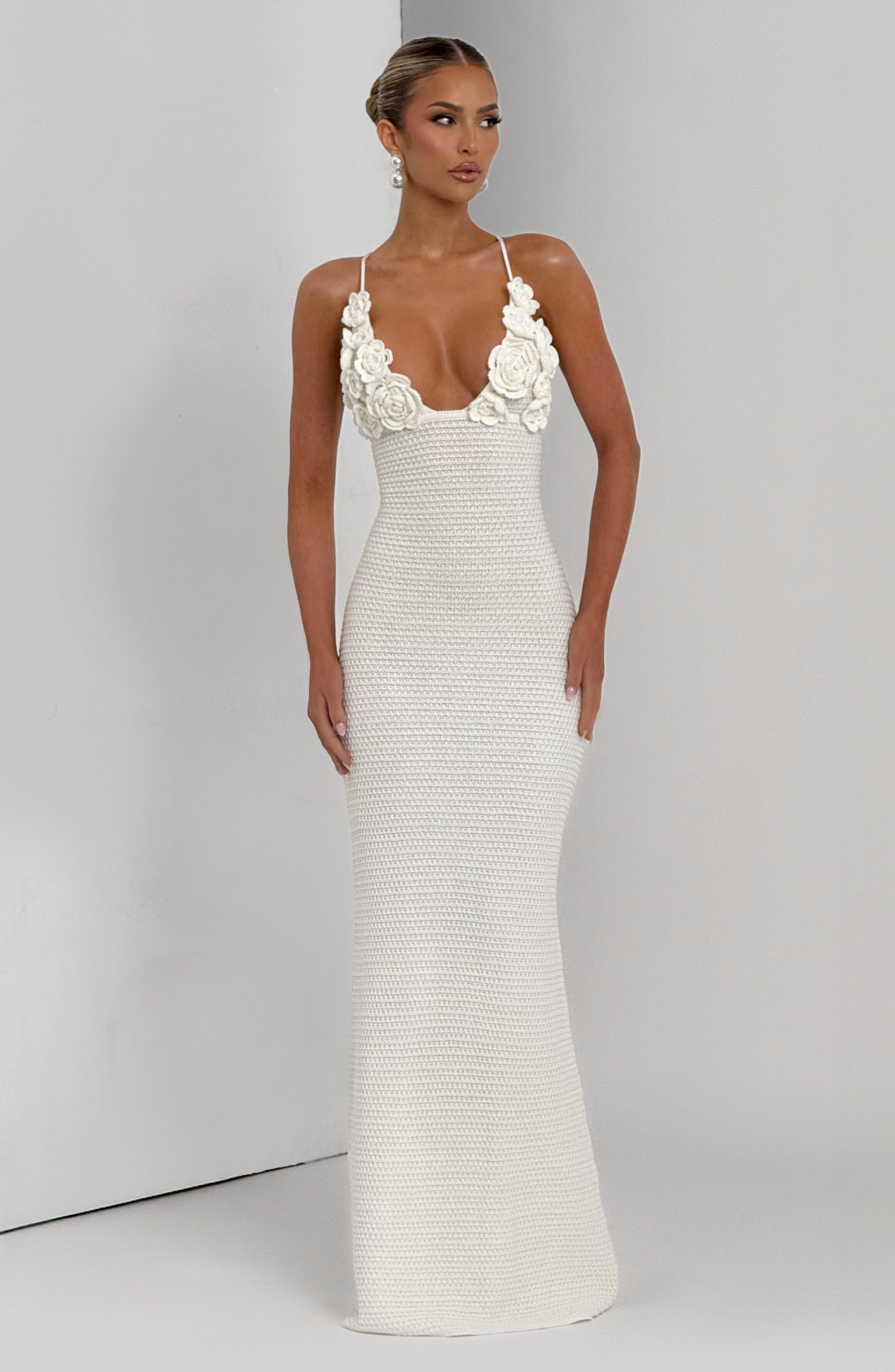 minilena Celaena Maxi Dress Ivory