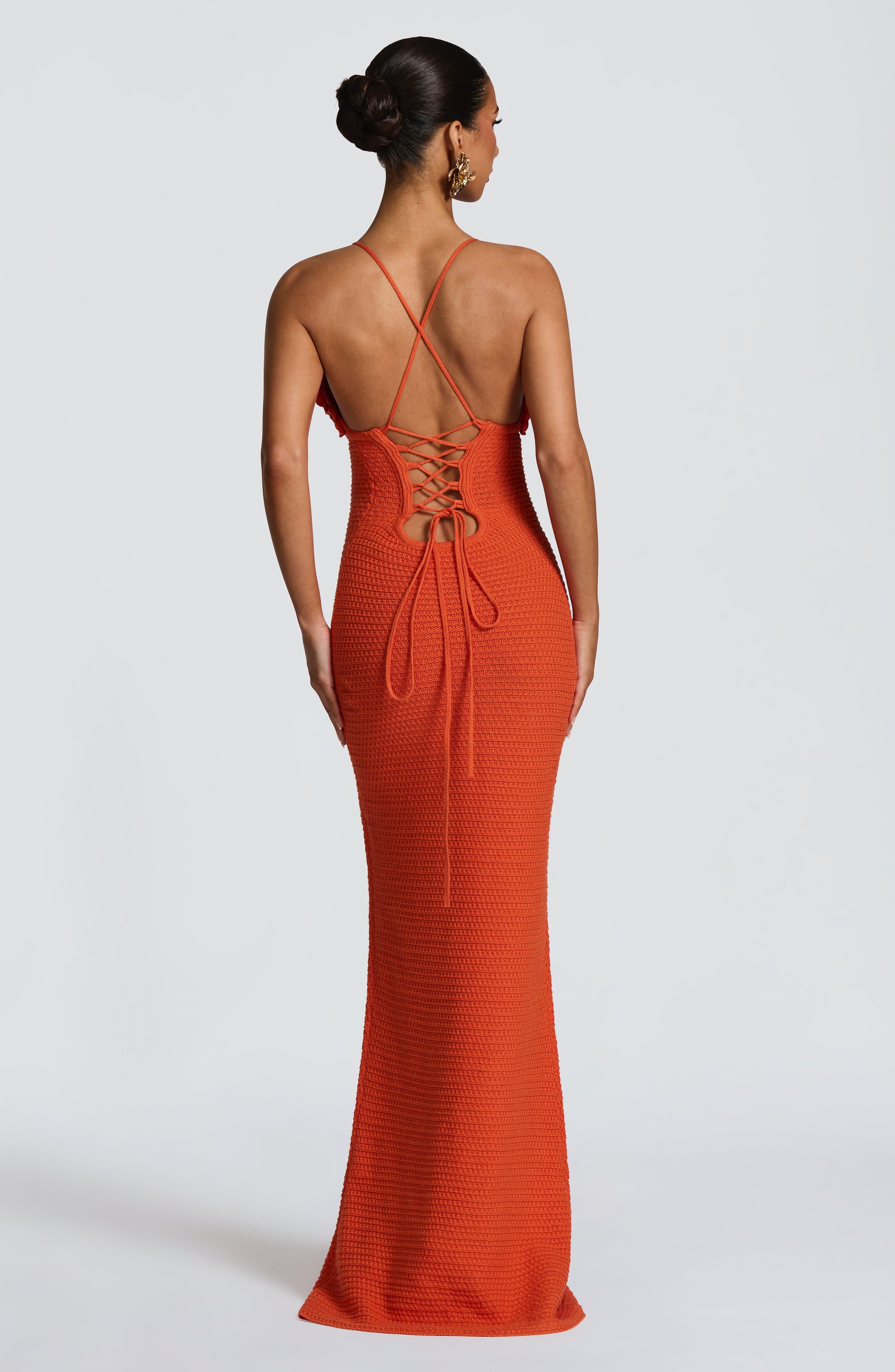 minilena Celaena Maxi Dress Orange