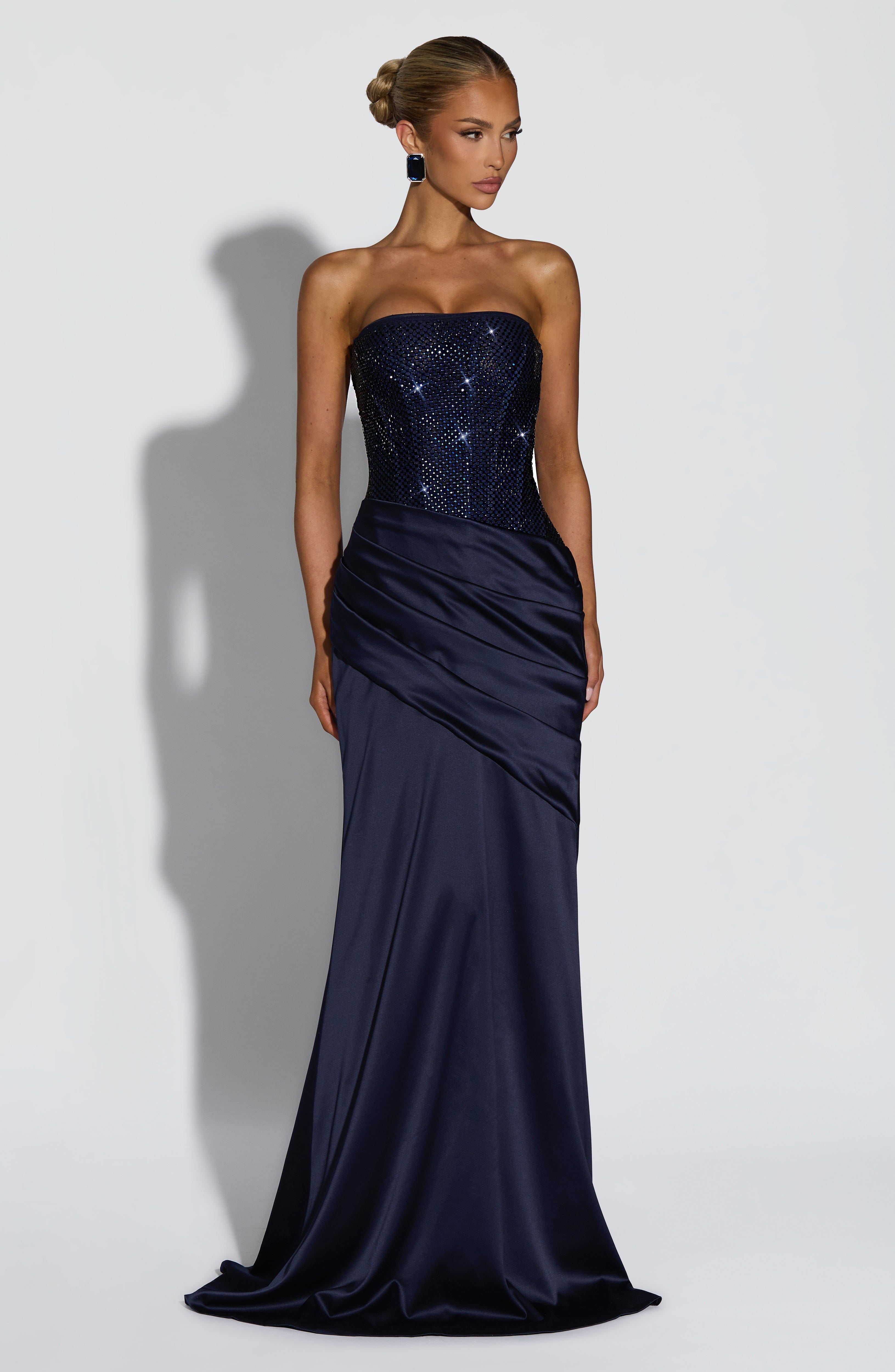 minilena Celestia Maxi Dress Navy