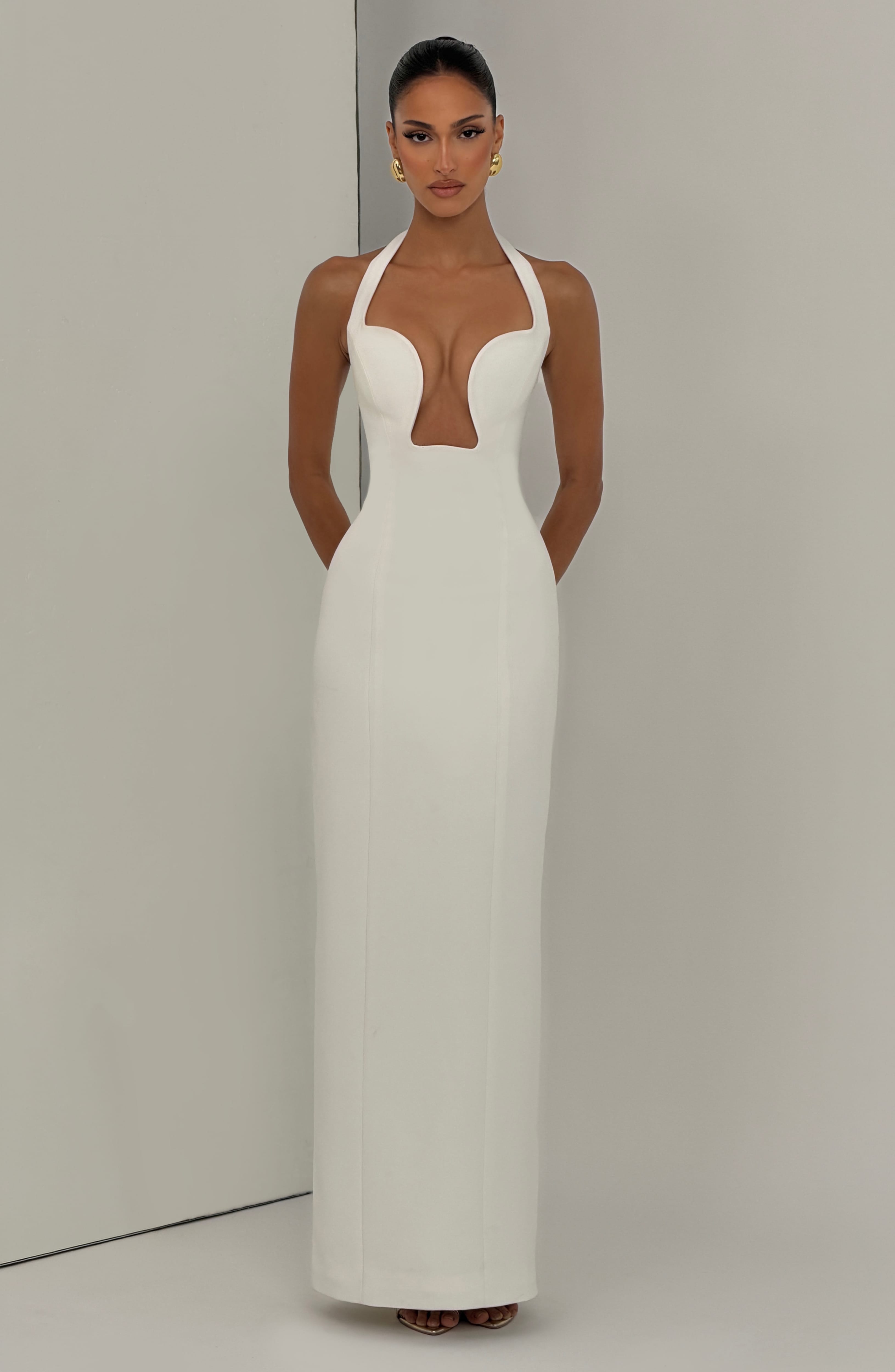 minilena Charlotte Maxi Dress Ivory