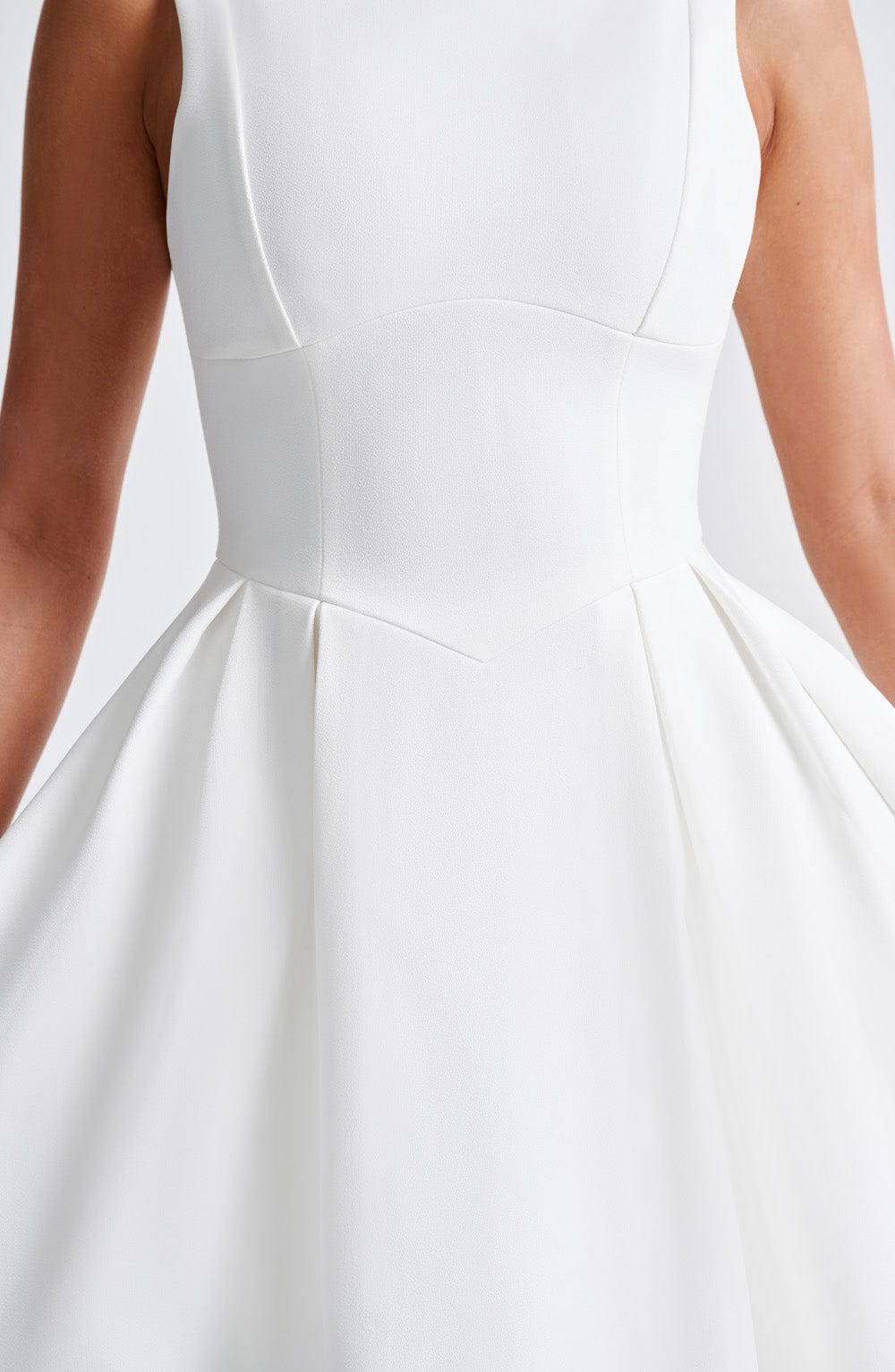 minilena Clarabella Midi Dress Ivory