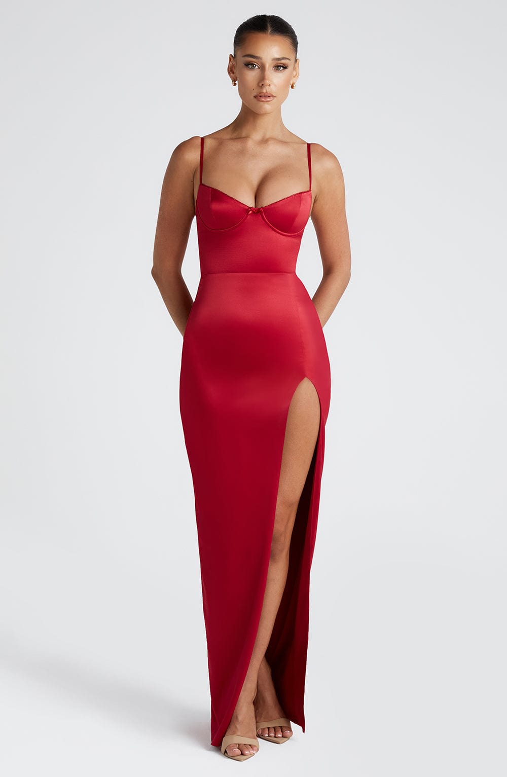 minilena Clementine Maxi Dress Red