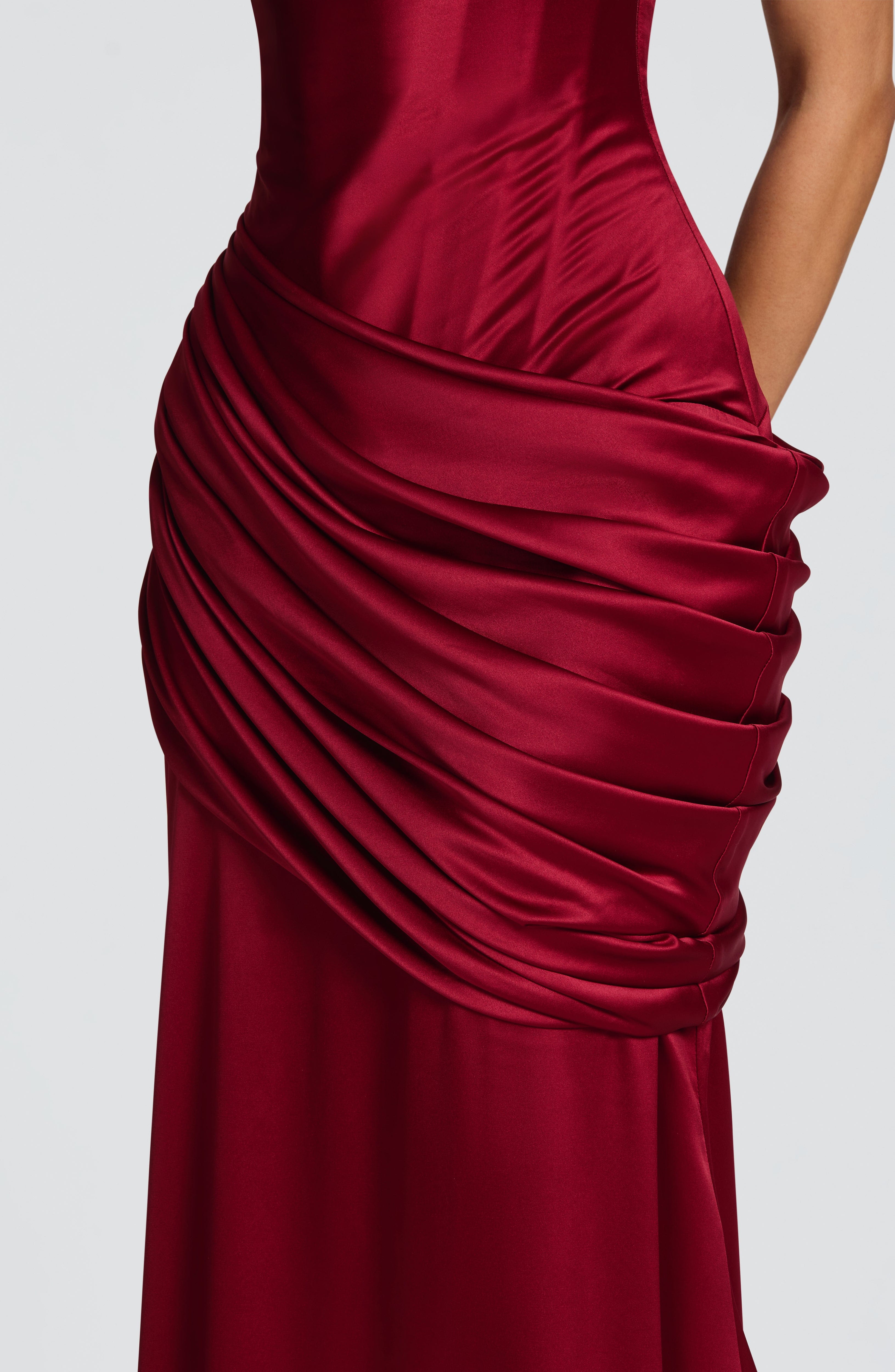 minilena Connie Gown Burgundy