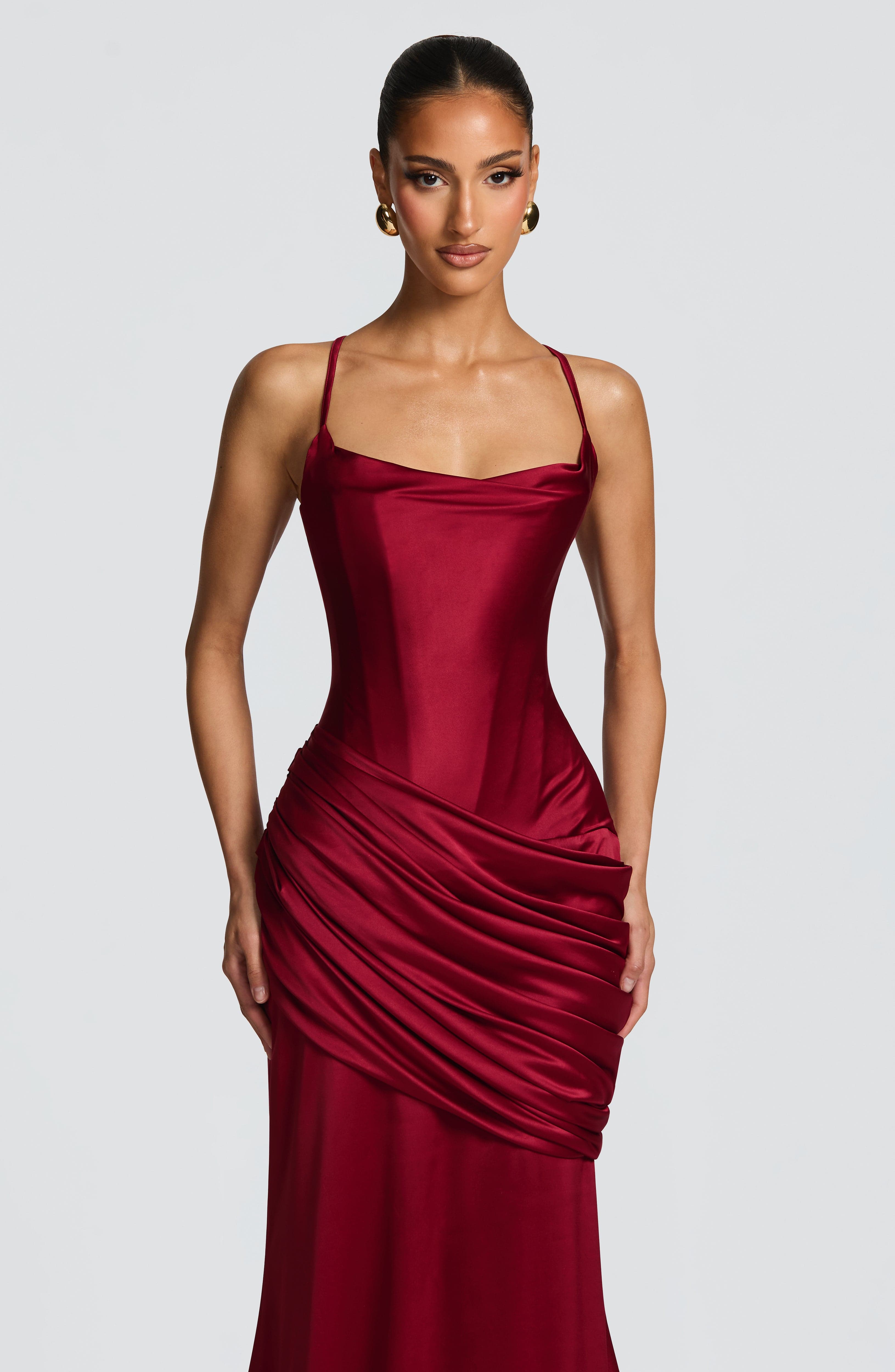 minilena Connie Gown Burgundy
