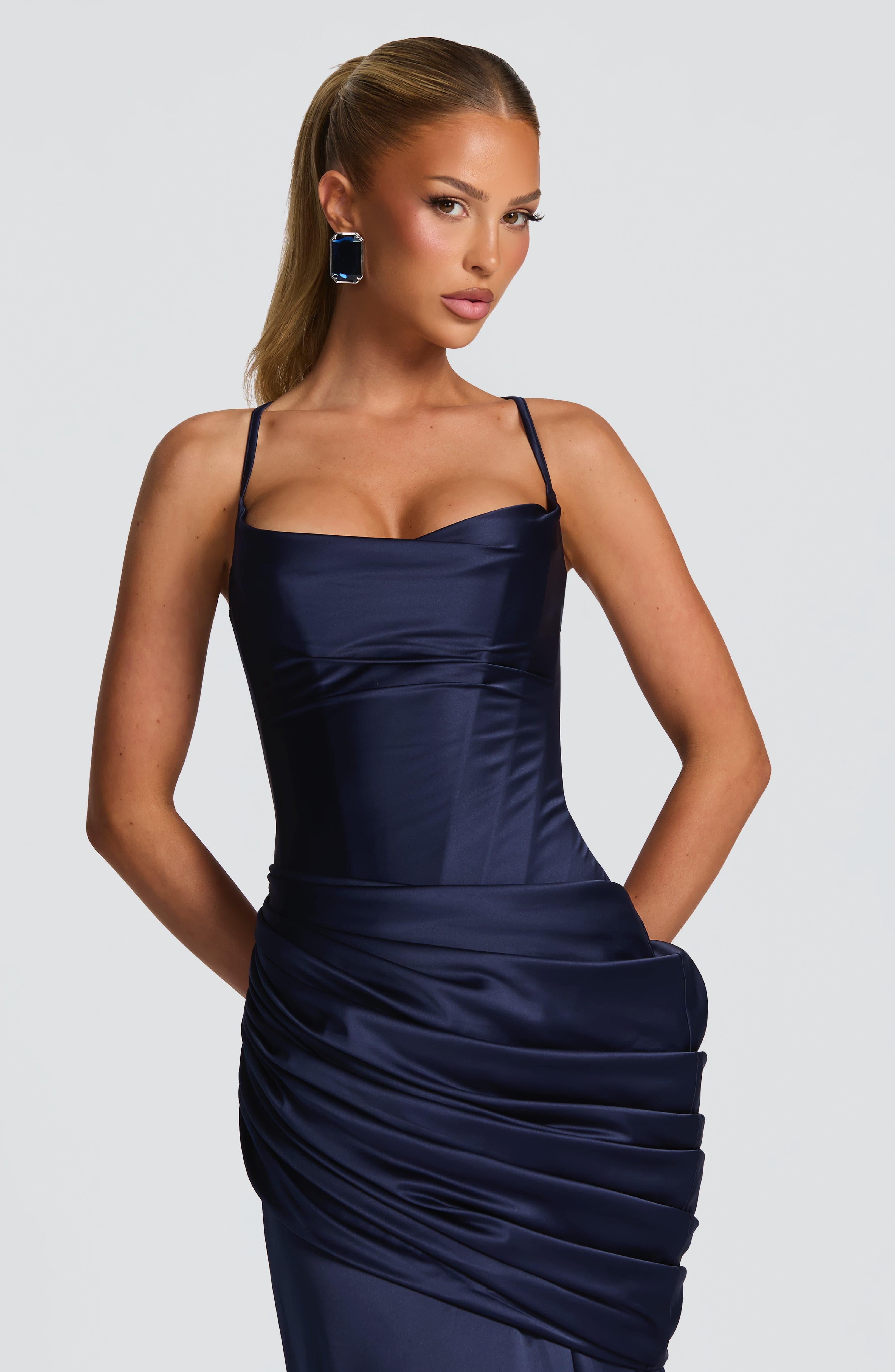 minilena Connie Gown Navy