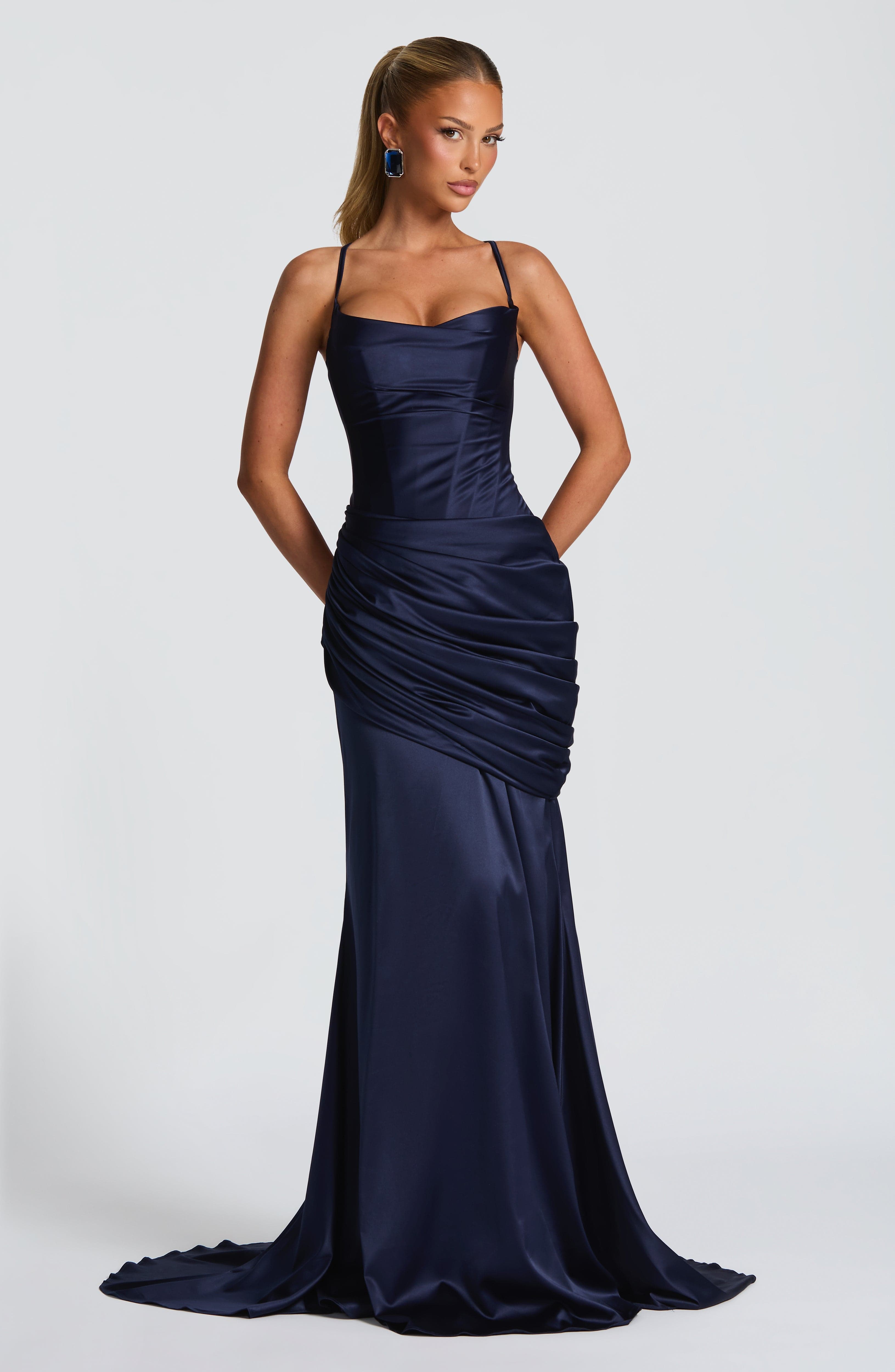 minilena Connie Gown Navy