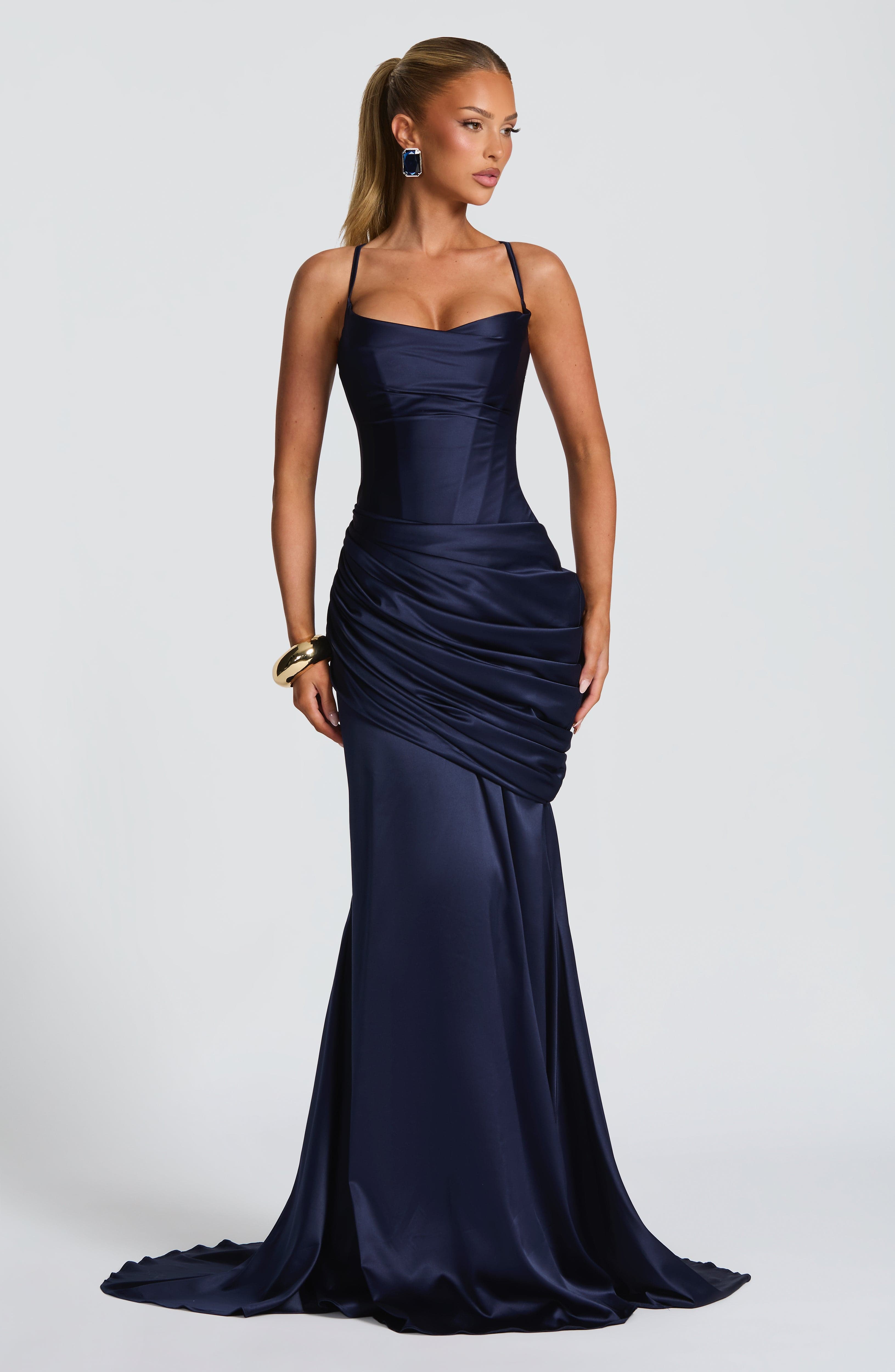 minilena Connie Gown Navy